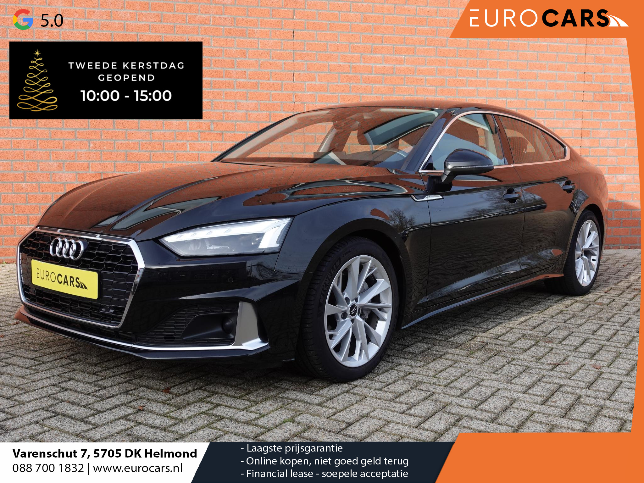 Audi A5 Sportback 40 TFSI 204pk S-Tronic Prestige Plus | Navigatie | Climate Control | Camera | Electrisch bedienbare achterklep | Virtual Cockpit | Led | Dab | Stoelverwarming | Dab | Trekhaak