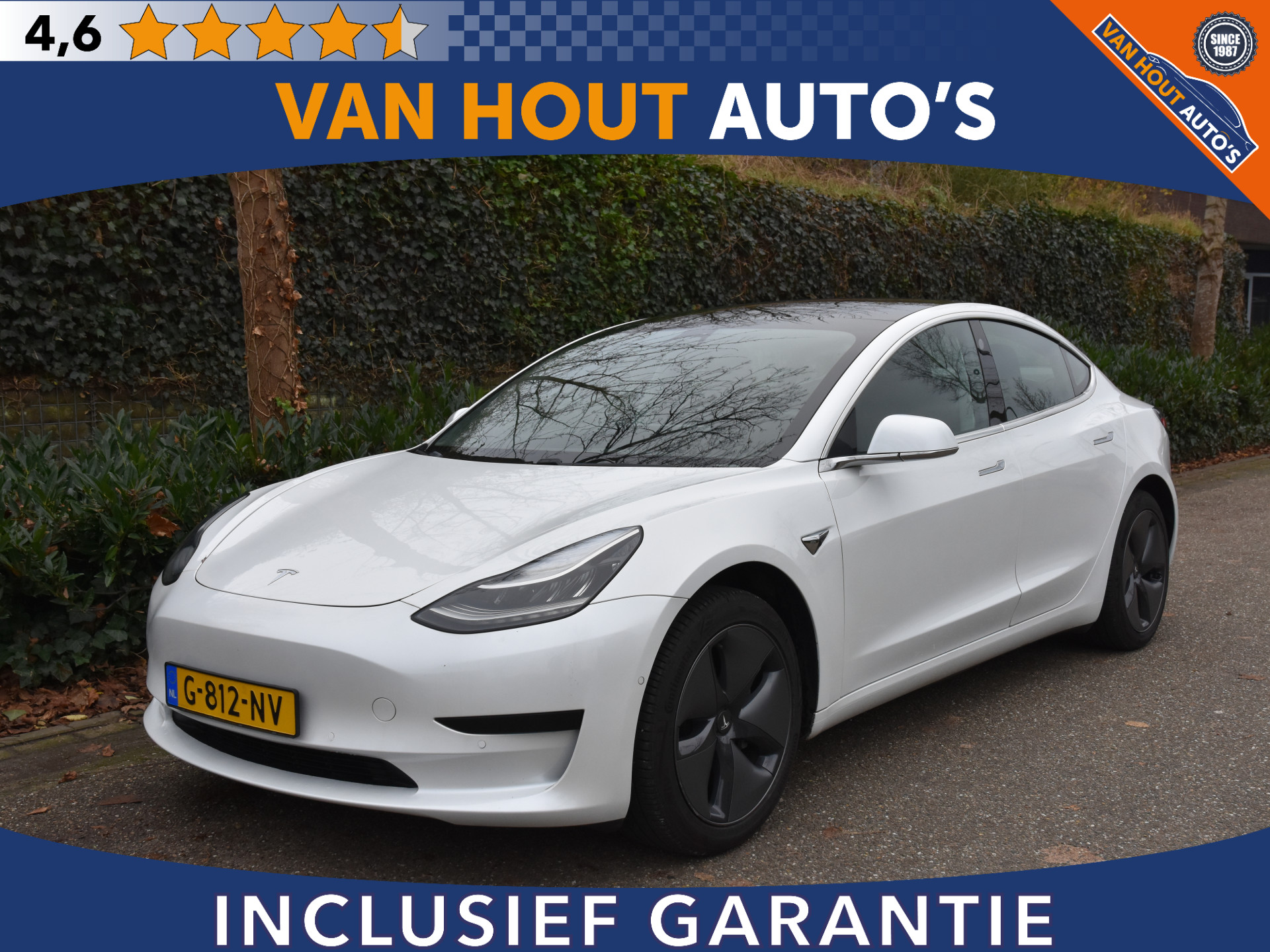 Tesla Model 3 Standard RWD Plus 60 kWh | PANORAMA DAK | LEDER