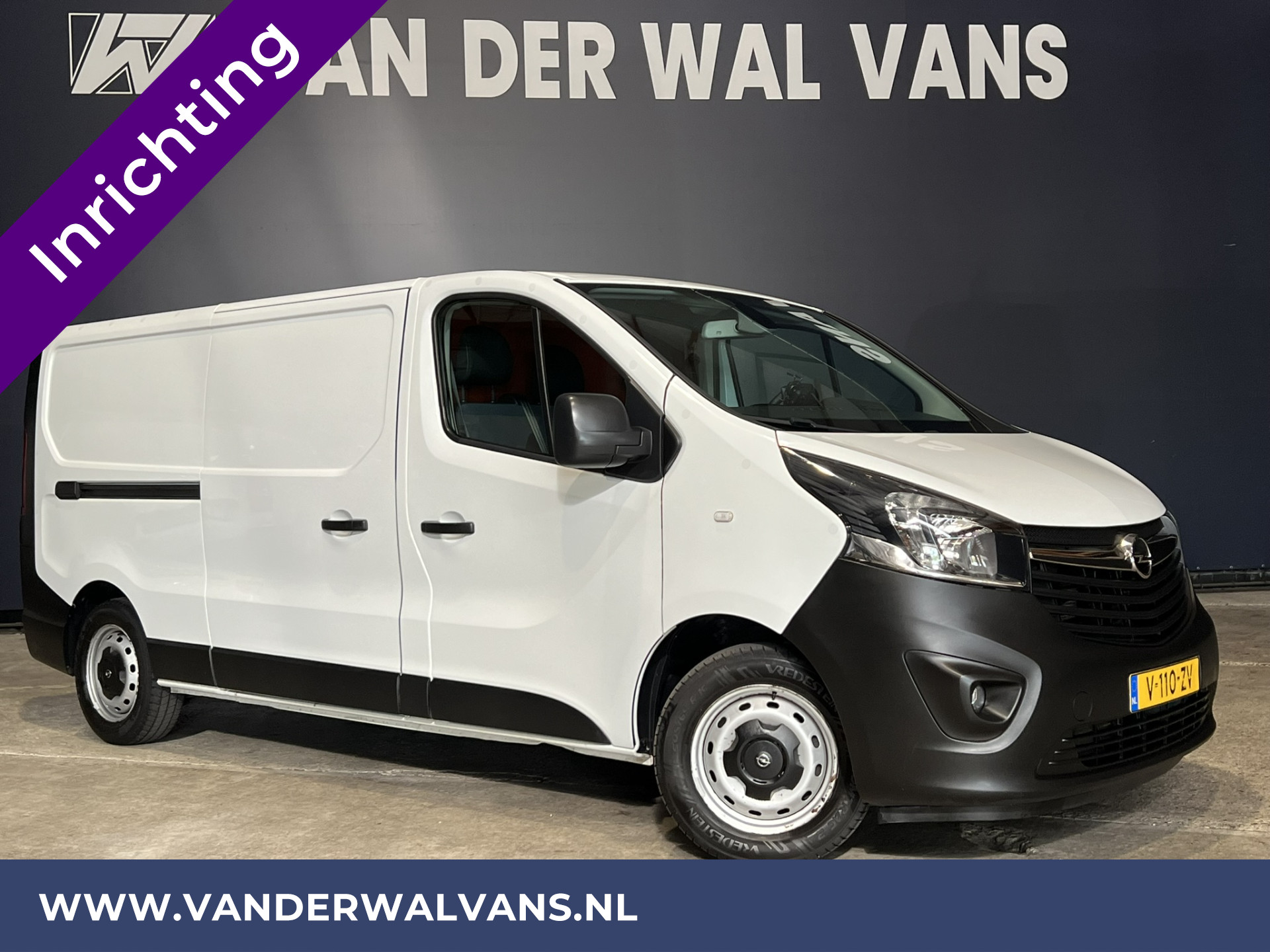 Opel Vivaro 1.6 CDTI 126pk L2H1 inrichting Euro6 Airco | Omvormer | Trekhaak | Camera Cruisecontrol, Parkeersensoren, LED, Bijrijdersbank