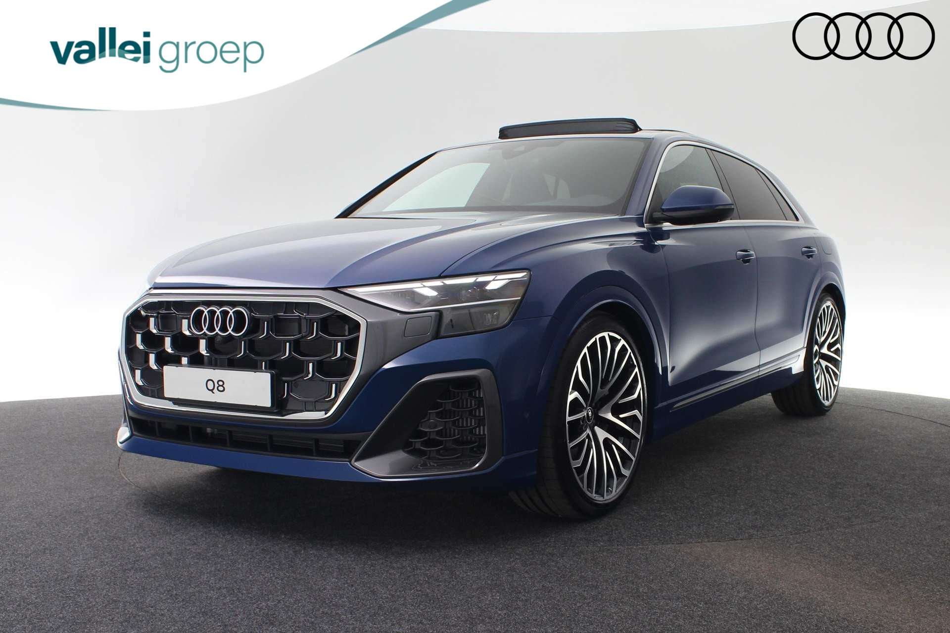 Audi Q8 Pro Line S 55 TFSI e 394PK Quattro | 30 Day Sale!** | Bang & Olufsen Premium | 23 inch | Panoramadak | Trekhaak | Tour pakket | Luchtvering | Leder