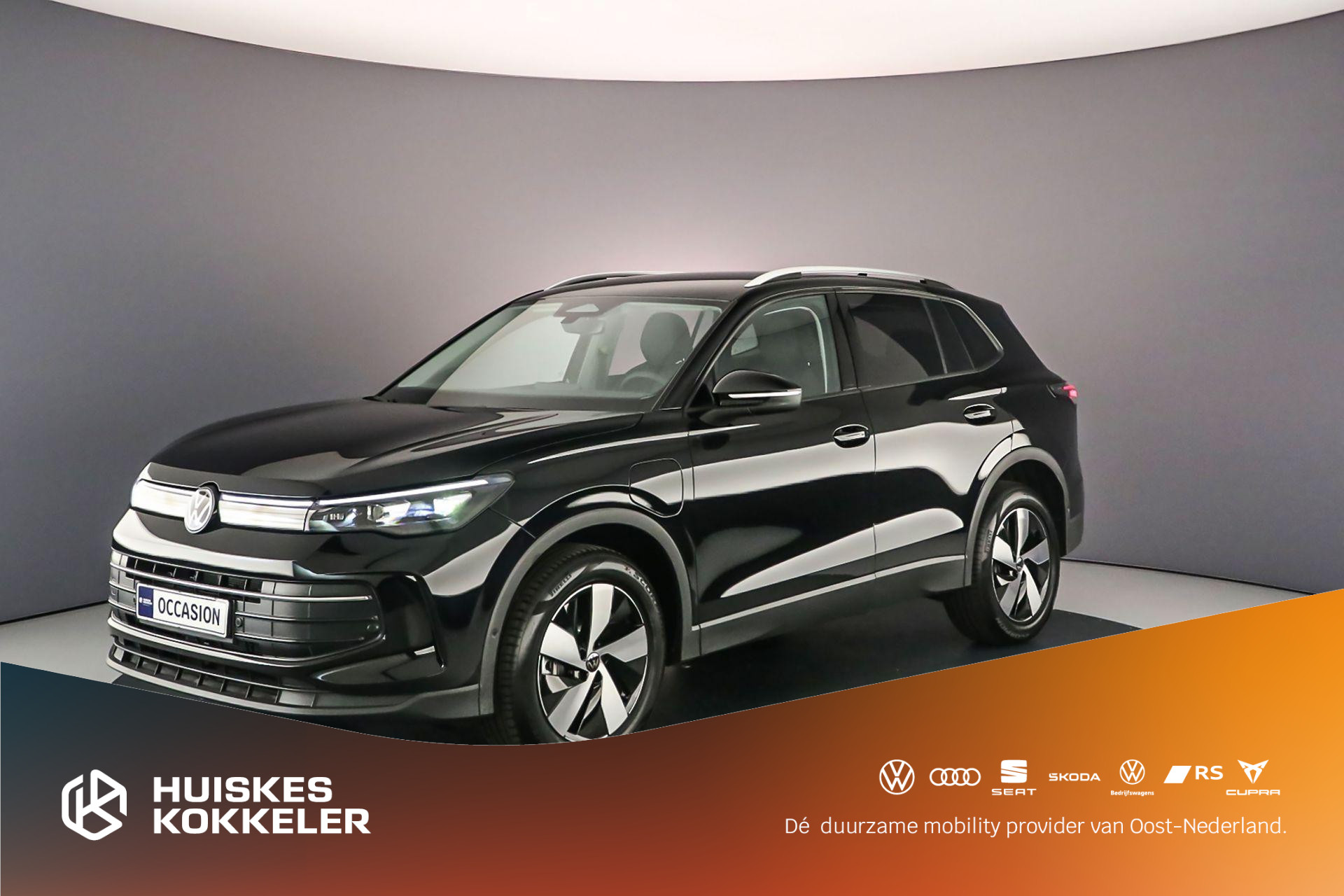 Volkswagen Tiguan 1.5 TSI eHybrid 204pk DSG Automaat Adaptive cruise control, Elektrische achterklep, LED verlichting, Achteruitrijcamera, Stoelverwarming, Parkeersensoren, Stuurwiel verwarmd