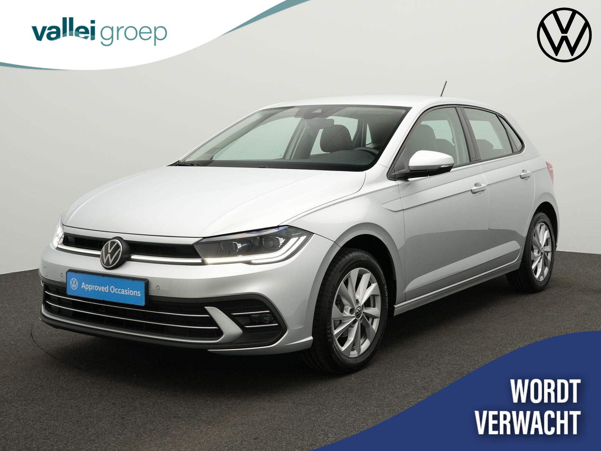 Volkswagen Polo 1.0 TSI 95 pk Style | IQ Light | Leder/alcantara | Navigatie | Stoelverwarming | Parkeersensoren voor/achter | Adaptive Cruise