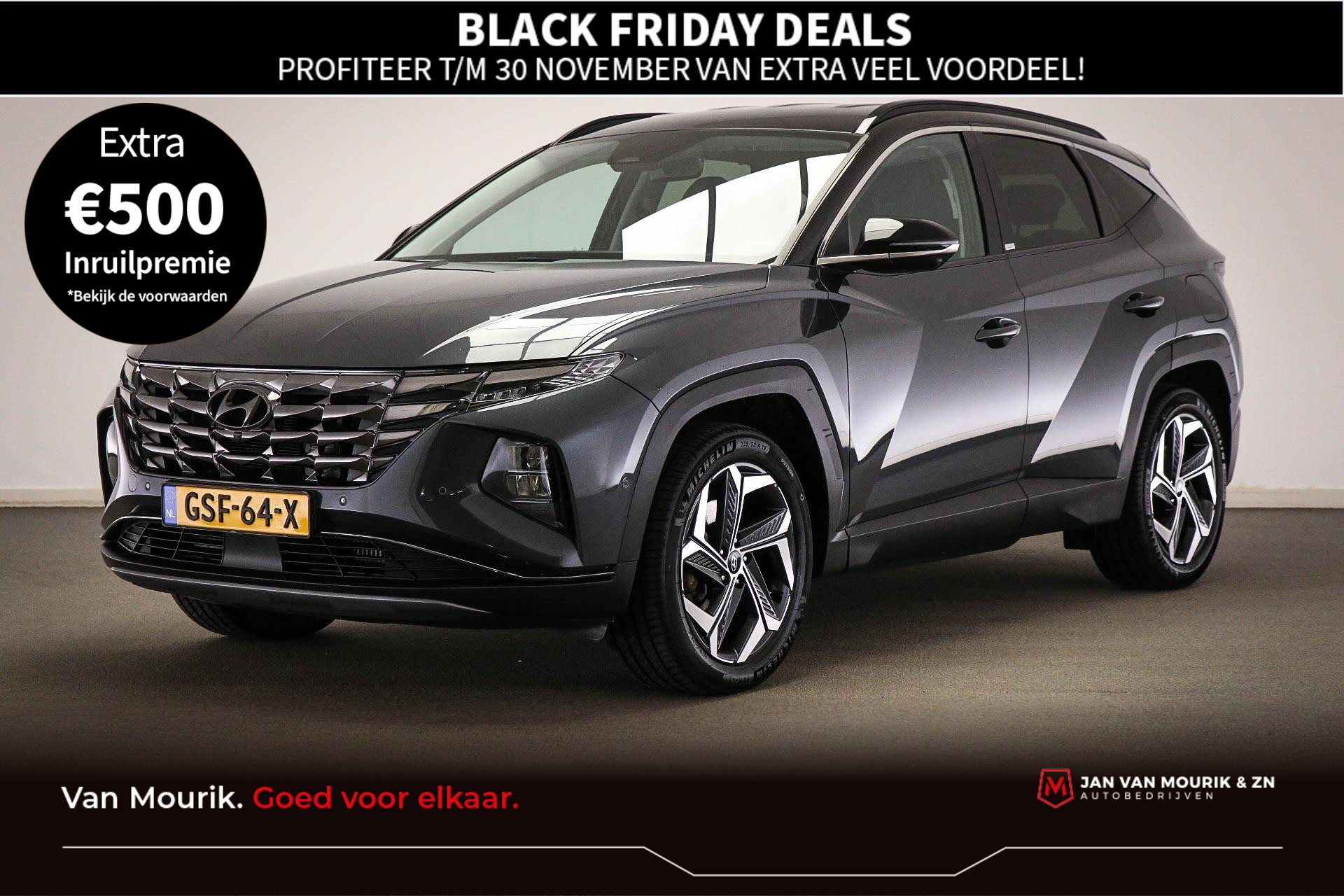 Hyundai Tucson 1.6 T-GDI PHEV Premium 4WD | STUURVERWARMING | STOELKOELKING | 360 CAMERA | DEALER ONDERHOUDEN