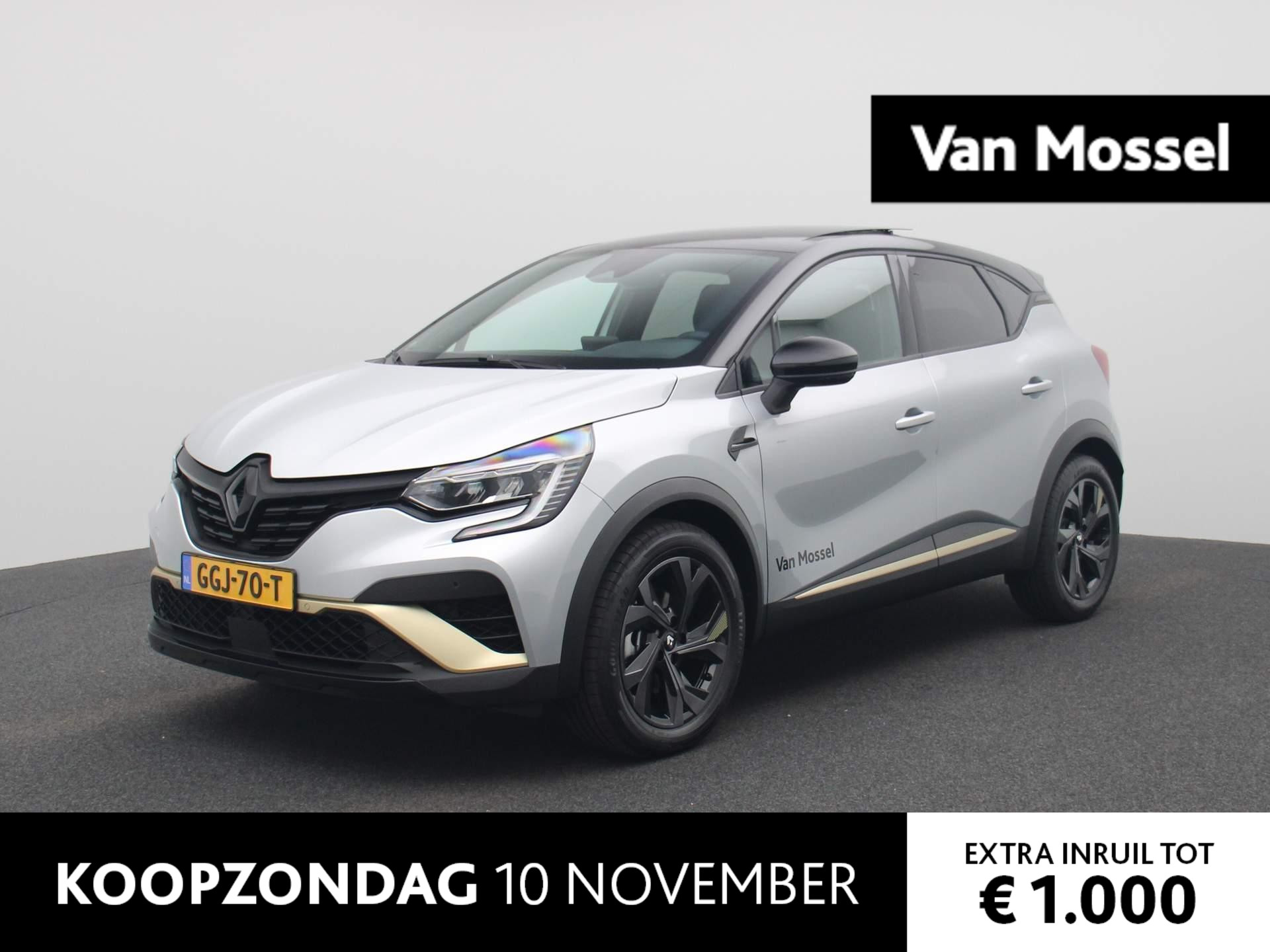 Renault Captur 1.6 E-Tech Hybrid 145 E-Tech engineered | Glazen Schuif-/Kanteldak | Bose Premium Sound | Pack Advanced Driving | Pack Winter | Camera | 9,3" Full-Map Navigatie | 18" LMV