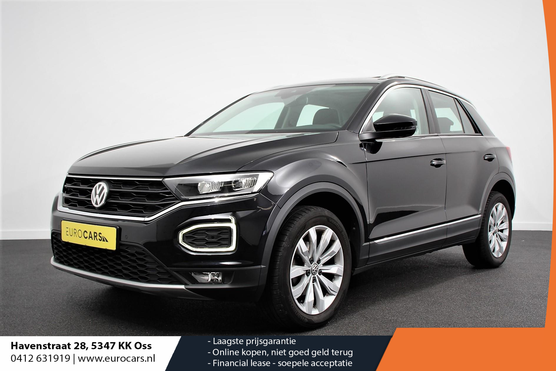 Volkswagen T-Roc 1.5 TSI 150pk DSG Sport | Navigatie | Apple Carplay/Android Auto | Panorama Dak | Climate control | Adaptieve Cruise Control |  Camera | Lane/Side Assist | Privacy Glass |