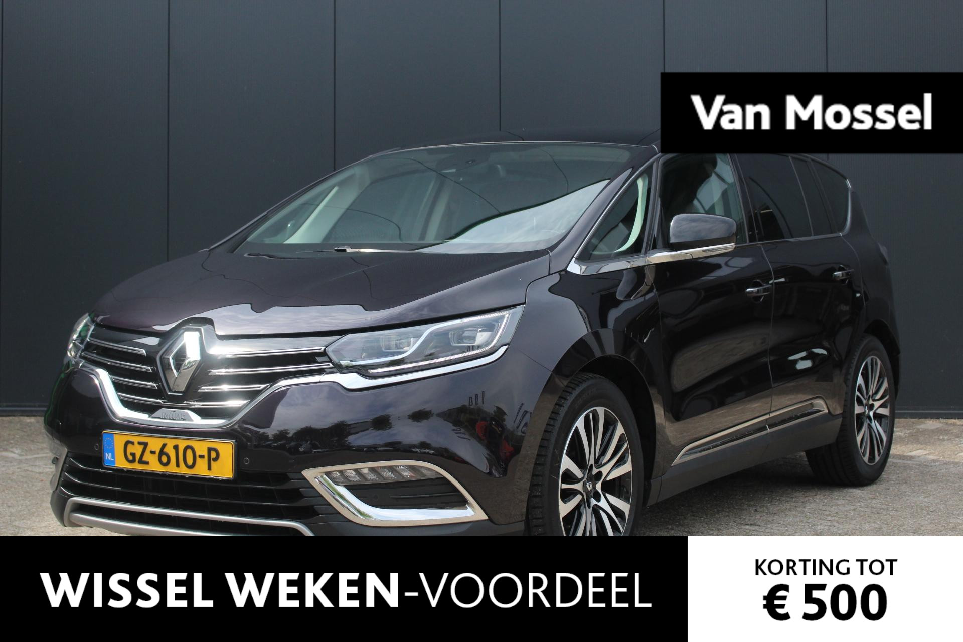 Renault Espace 1.6 TCe Initiale Paris 5p. | Navigatie | Parkeersensoren Voor & Achter | Camera | Climate Control | Privacy Glass | Cruise Control | Verwarmbare Voorstoelen | trekhaak |