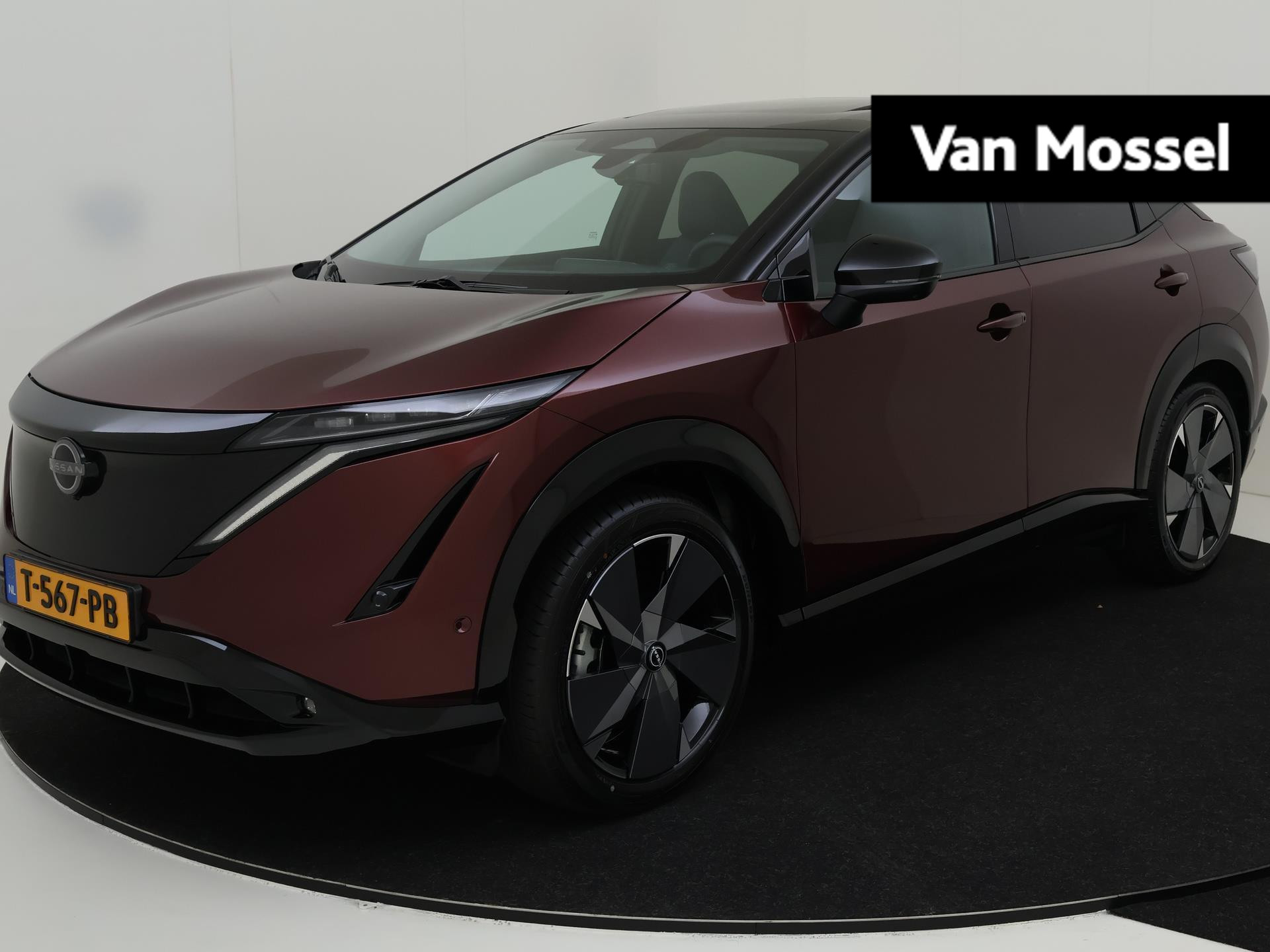 Nissan ARIYA e-4ORCE Evolve 91 kWh | NIEUW !| 20" LMV | Nappalederen Bekleding | Stoelverwarming & -ventilatie | ProPilot | 360-graden Camera | Glazen Schuif-/kanteldak | Elektrische Achterklep