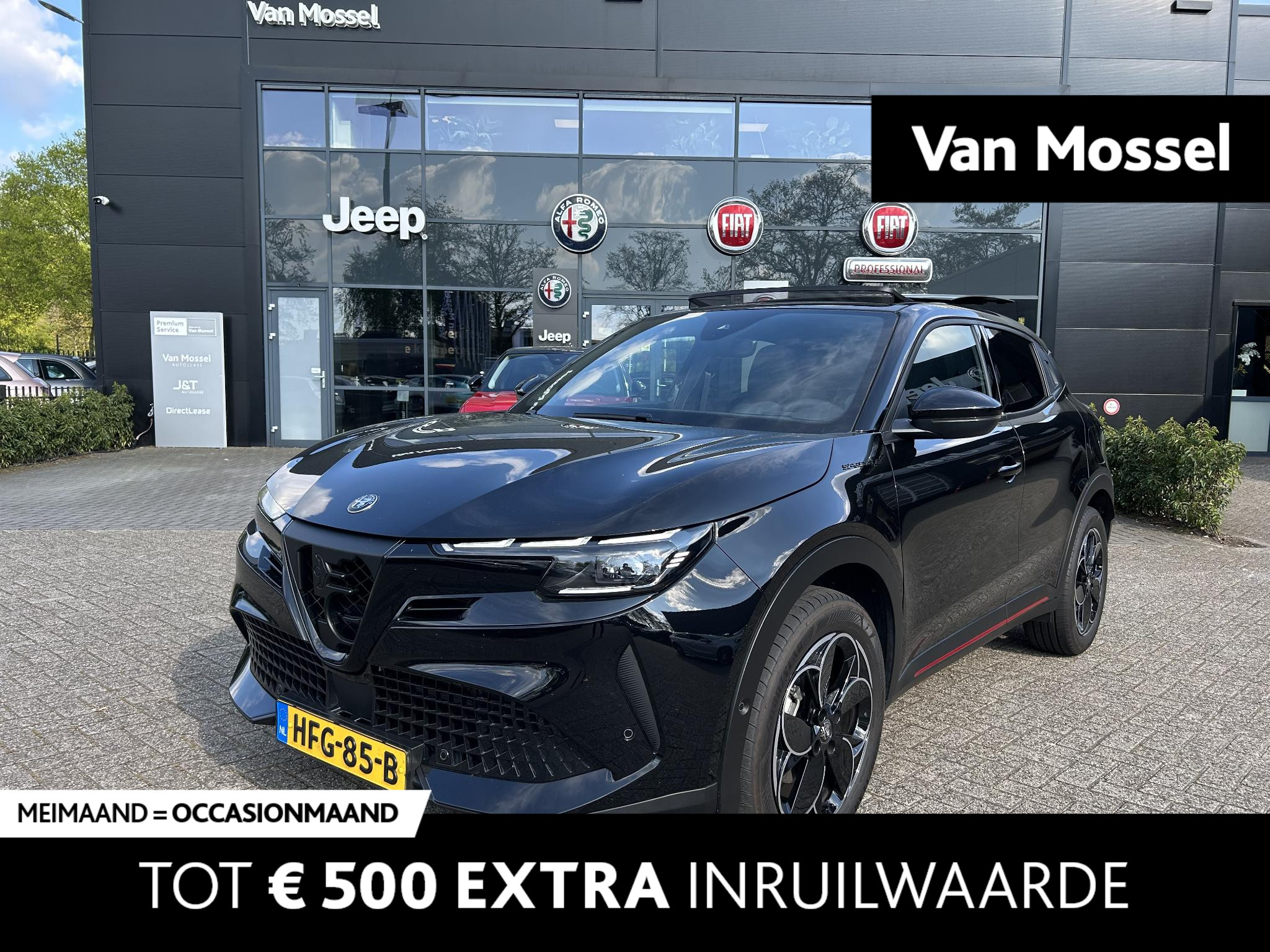 Alfa Romeo Junior 1.2 Turbo Hybrid Ibrida Speciale Navigatie | Parkeersensoren | Camera | Apple Carplay/Android Auto | Schuifdak | LMV 18"|
