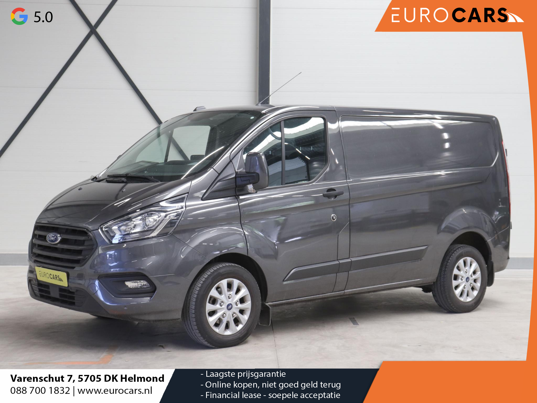 Ford Transit Custom 300 2.0 TDCI L2H1 Trend Automaat Airco Navigatie Cruisecontrol Camera Parkeersensoren