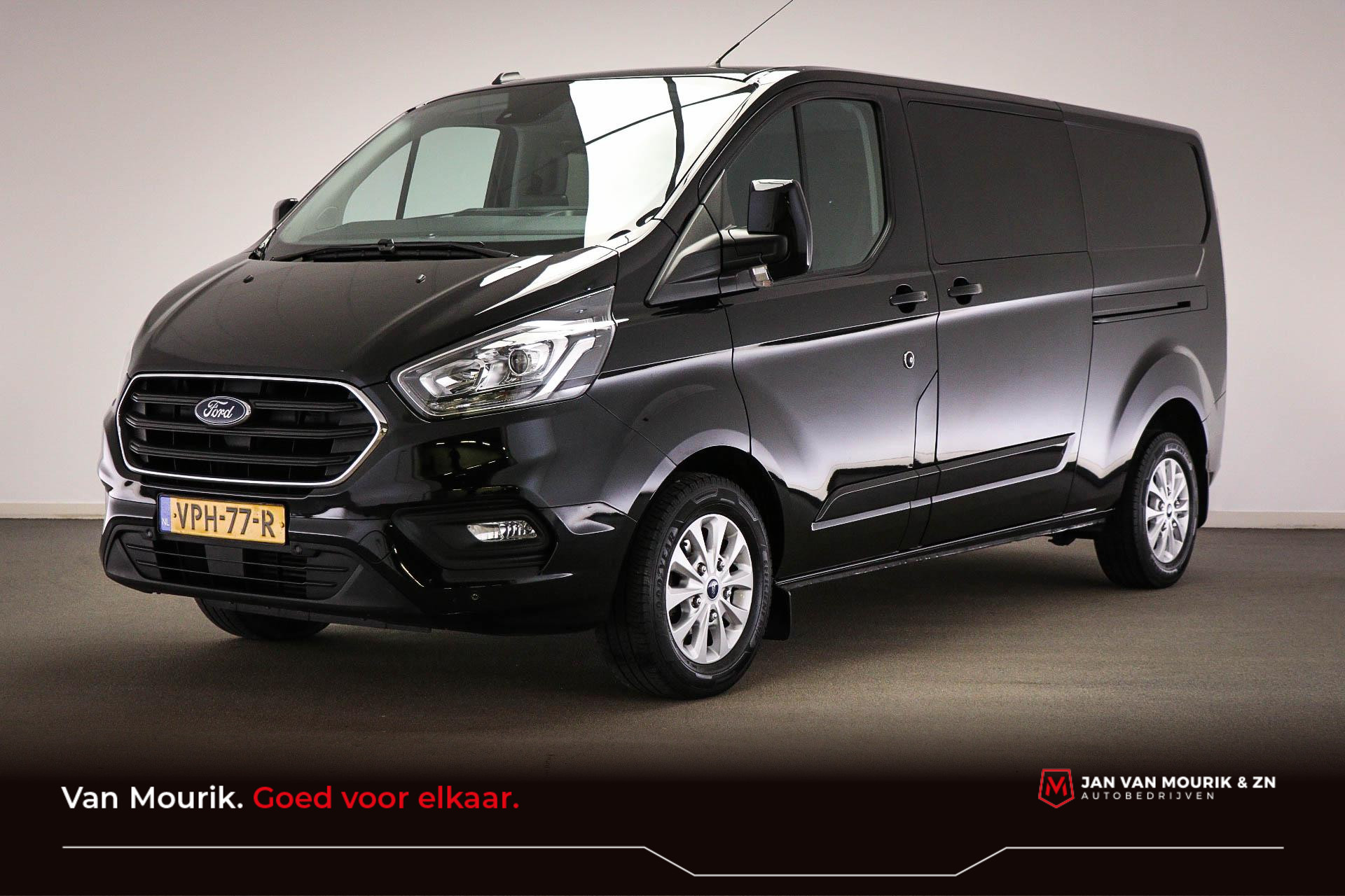 Ford Transit Custom 300 2.0 TDCI L2H1 Limited DC | STOELVERWARMING | AIRCO | CRUISE | NAVI | DAB | APPLE | CAMERA | TREKHAAK | 16"