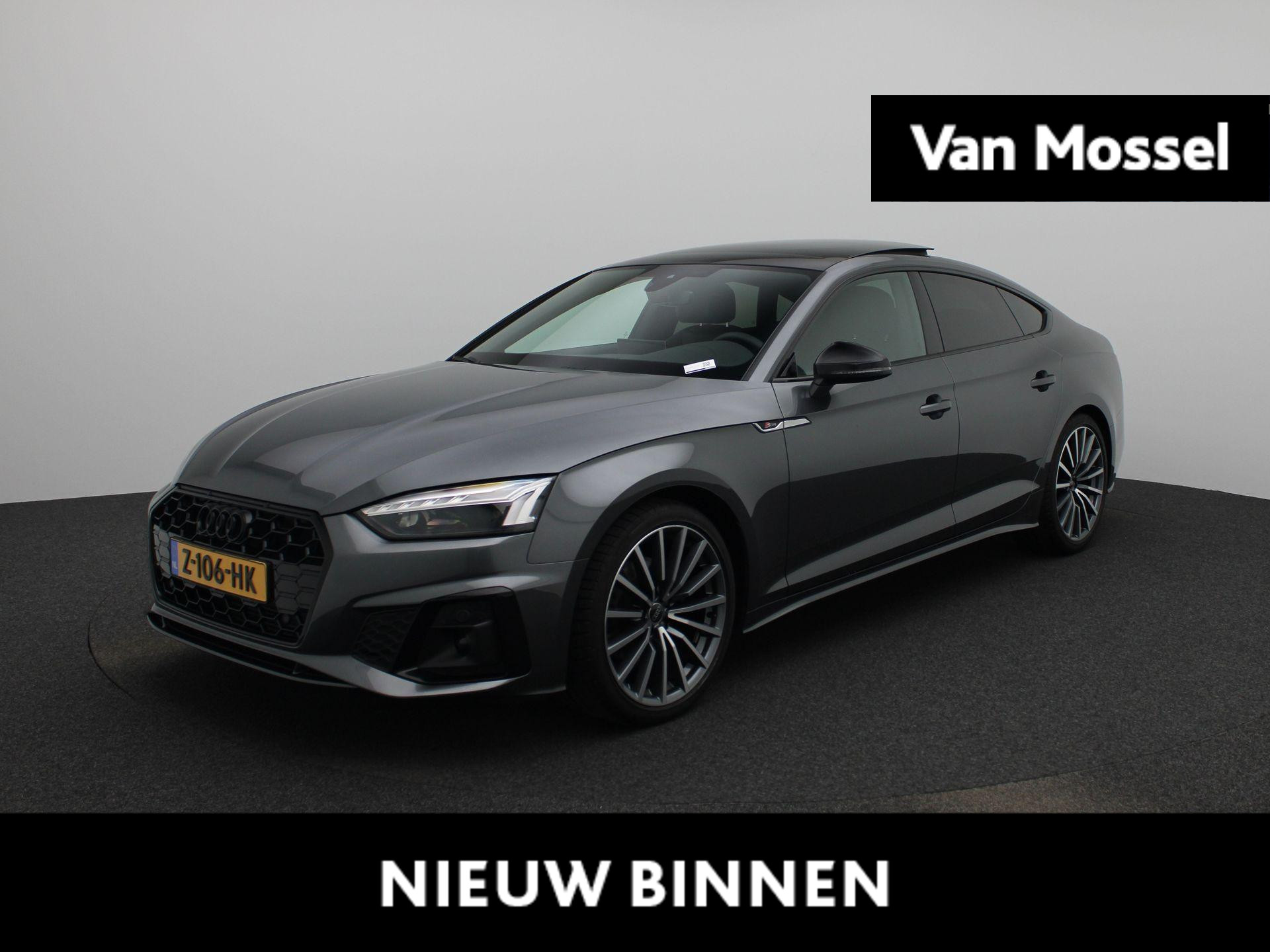 Audi A5 Sportback 35 TFSI S edition Competition | Automaat | Navigatie | Camera | Parkeersensoren | Stoelverwarming | Airco | S-line | Panorama dak | 19 Inch Velgen |
