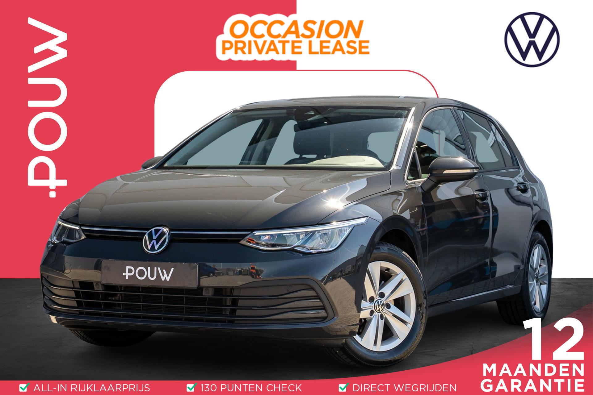 Volkswagen Golf 1.0 eTSI 110pk DSG Life | App Connect Navigatie | Parkeersensoren | Cruise Control