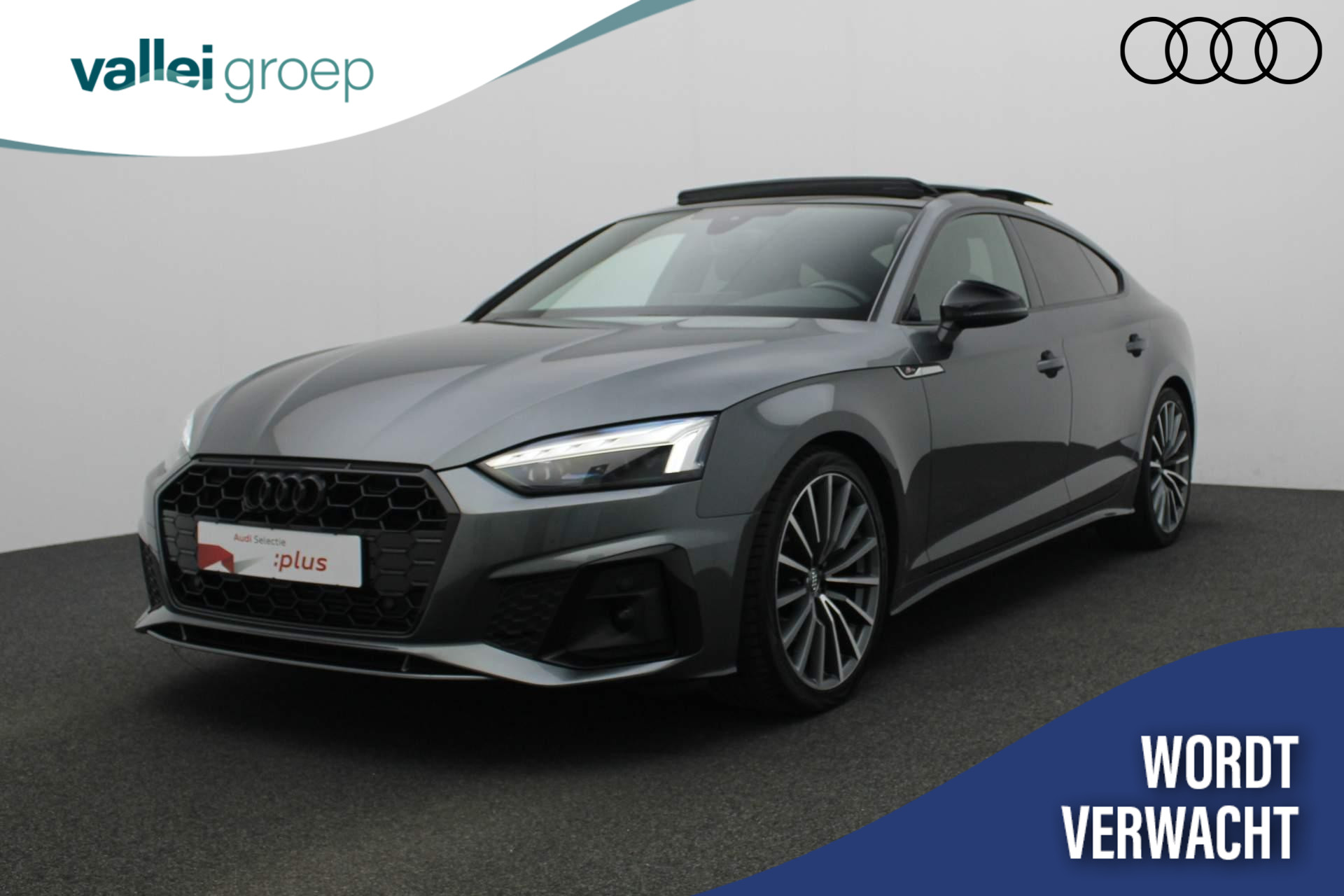 Audi A5 Sportback 40 TFSI 190PK S-tronic Launch edition Sport / S-Line | Pano | Trekhaak | Zwart optiek | Matrix LED | 19 inch | Navi | Apple Carplay / Android Auto