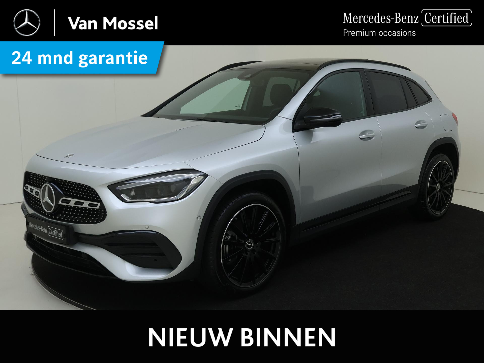 Mercedes-Benz GLA 250e AMG-Line 250 e AMG Line / Stoelverwarming / Achteruitrijcamera / Night-Pakket / Panaroma-schuifdak / Easypack-Achterklep /