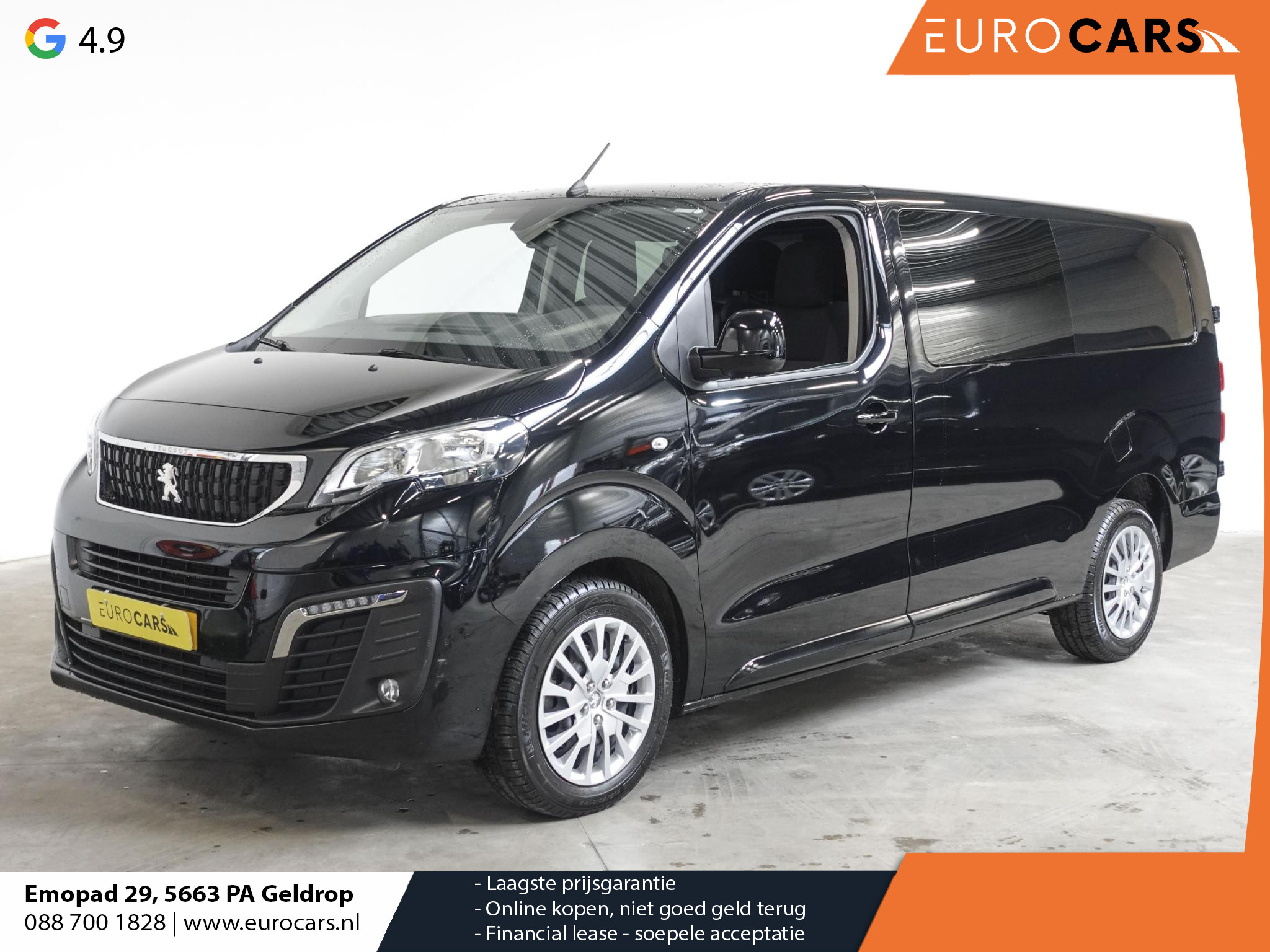 Peugeot Expert 2.0 BlueHDI 180 Long Premium Dubbele Cabine Aut. Airco|Bluetooth|LM Velgen|Look pakket|