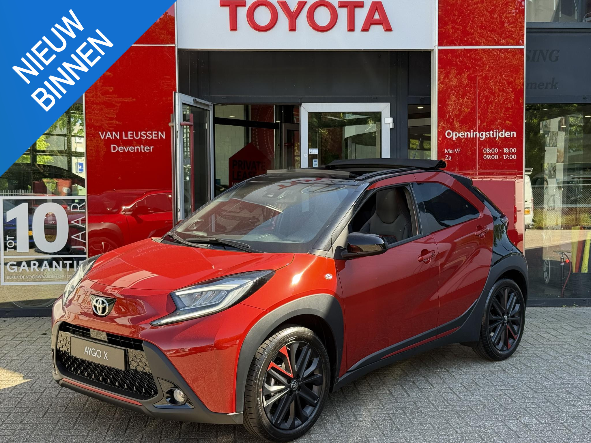 Toyota Aygo X 1.0 VVT-i MT Premium CABRIODAK LED NAVI KEYLESS NIEUW UIT VOORRAAD LEVERBAAR!
