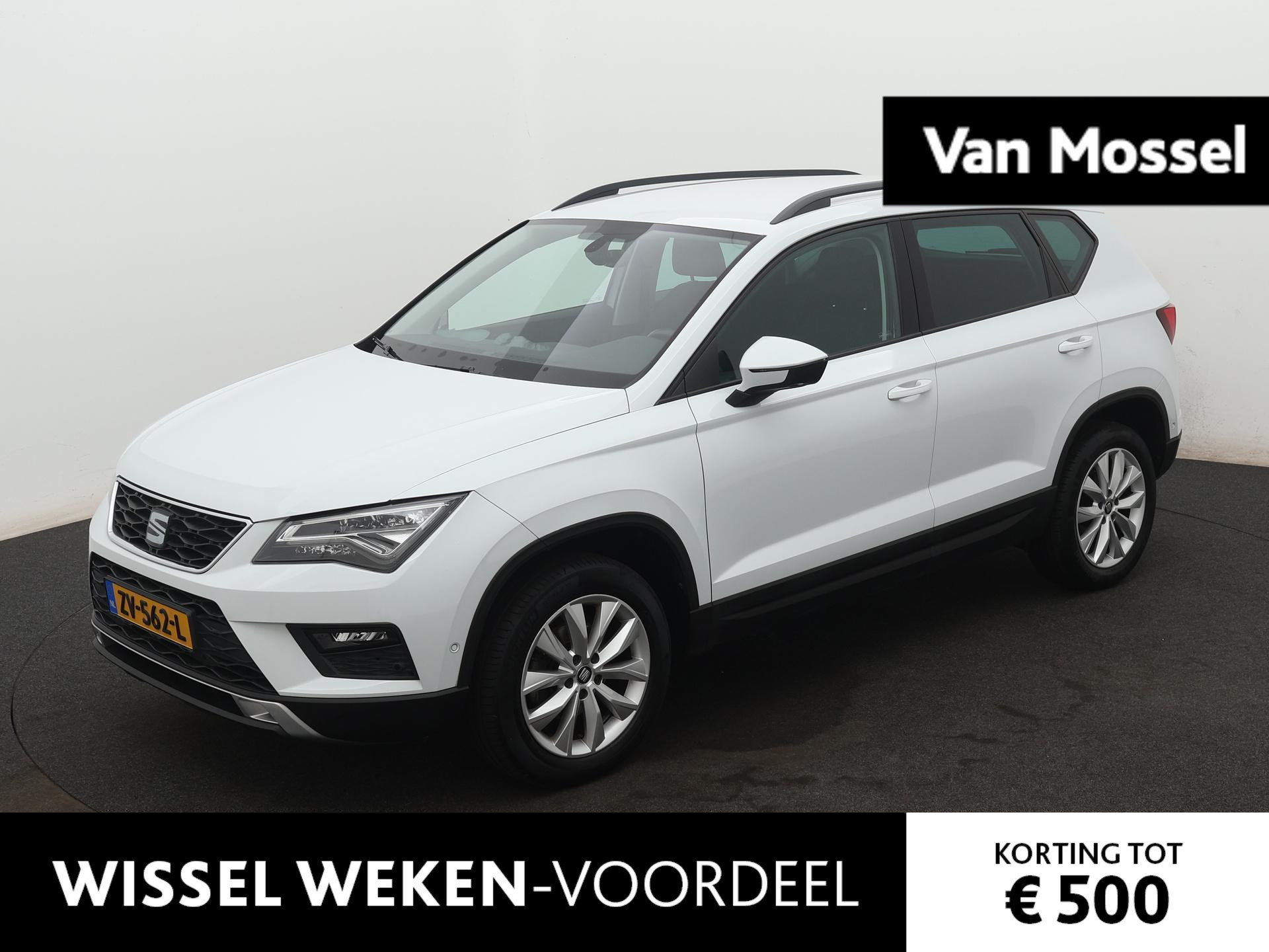 SEAT Ateca 1.0 EcoTSI Style Business Intense 115 PK | LED Koplampen | Navigatie | Achteruitrijcamera | Climate Control | Apple Carplay/Android Auto | Parkeersensoren | Cruise Control | Privacy Glass | Lichtmetalen velgen |