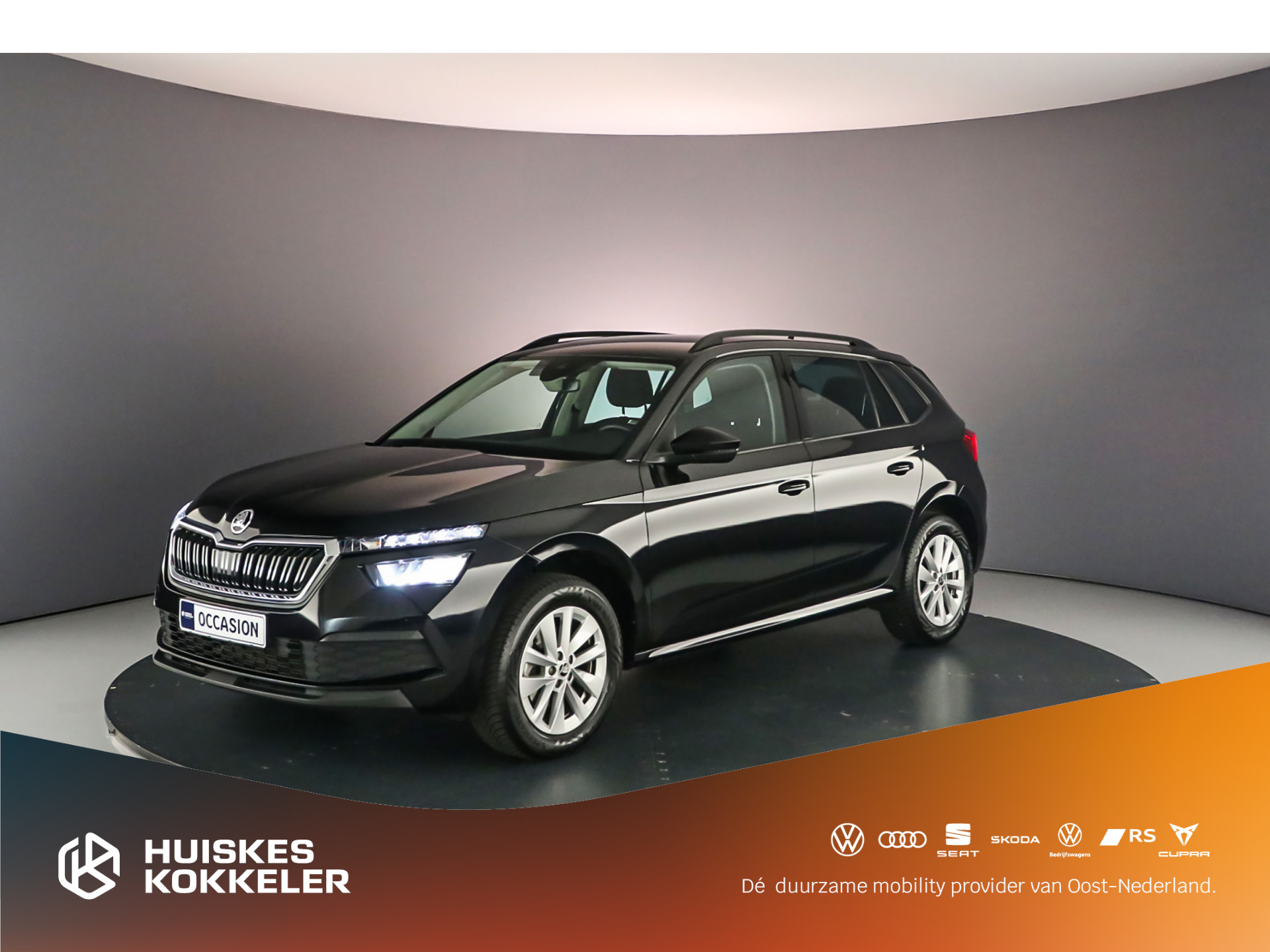 Škoda Kamiq Ambition 1.0 TSI 110pk Cruise control, Airco, DAB, Radio, Bluetooth, App connect, LED verlichting, Parkeersensor achter