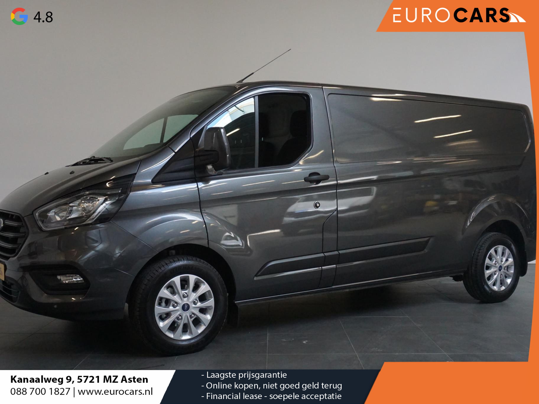 Ford Transit Custom 300 2.0 TDCI L2H1 Trend Automaat Airco Navigatie Cruisecontrol Camera Parkeersensoren