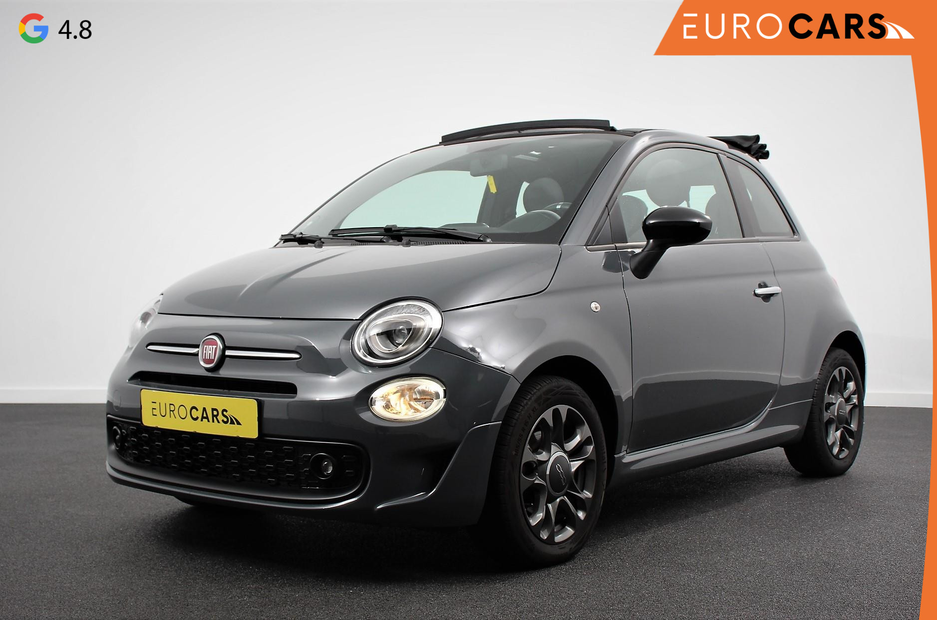 Fiat 500C 1.0 Hybrid Sport | Navigatie | Apple Carplay /Android Auto | Dab | Cruise Control | Lichtmetalen Velgen |