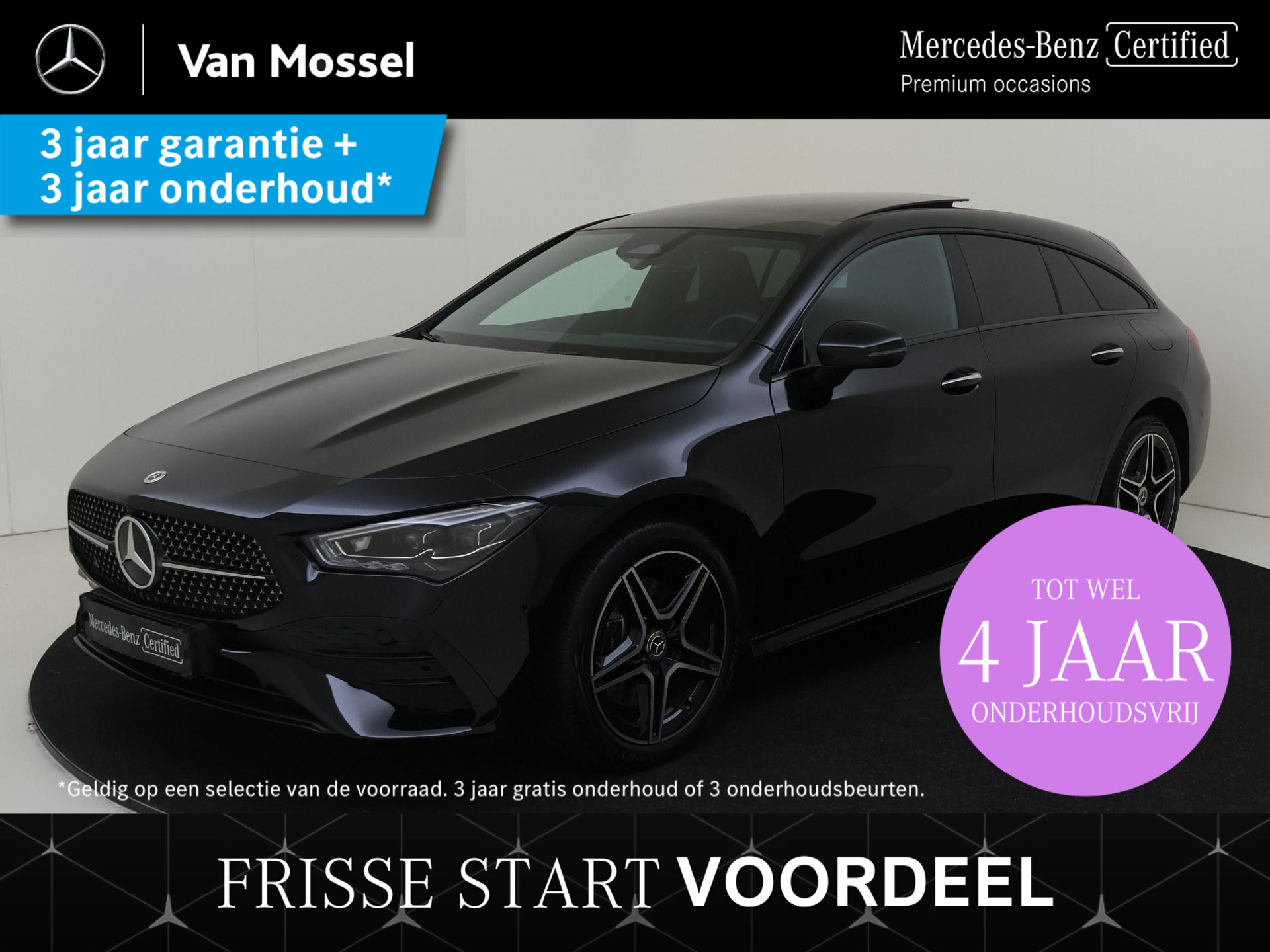 Mercedes-Benz CLA Shooting Brake 250 e AMG Line / Stoelverwarming / Achteruitrijcamera / Panaroma-schuifdak / Night-Pakket /