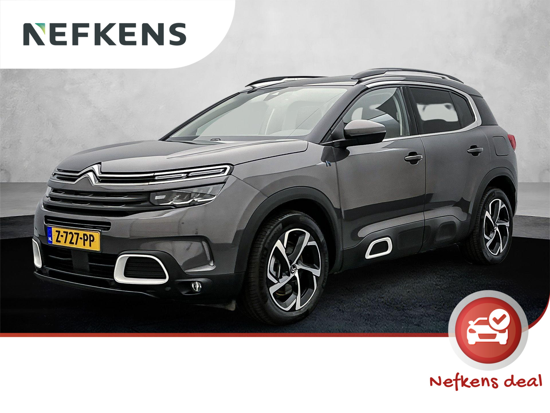 Citroën C5 Aircross SUV Feel 225 pk Automaat | Navigatie | Achteruitrijcamera | Voorstoelen Verwarmd | Keyless Entry/Start | Dodehoek Detectie | 18" Lichtmetalen Velgen | Apple Carplay/Android Auto |