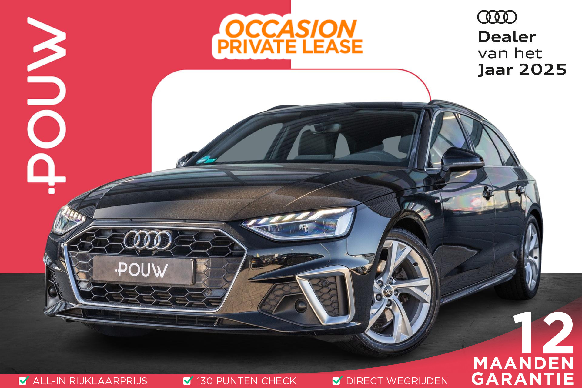 Audi A4 Avant 35 TFSI 150pk S-tronic S Edition | Standkachel | Adaptive Cruise | 18'' Velgen | S-Line