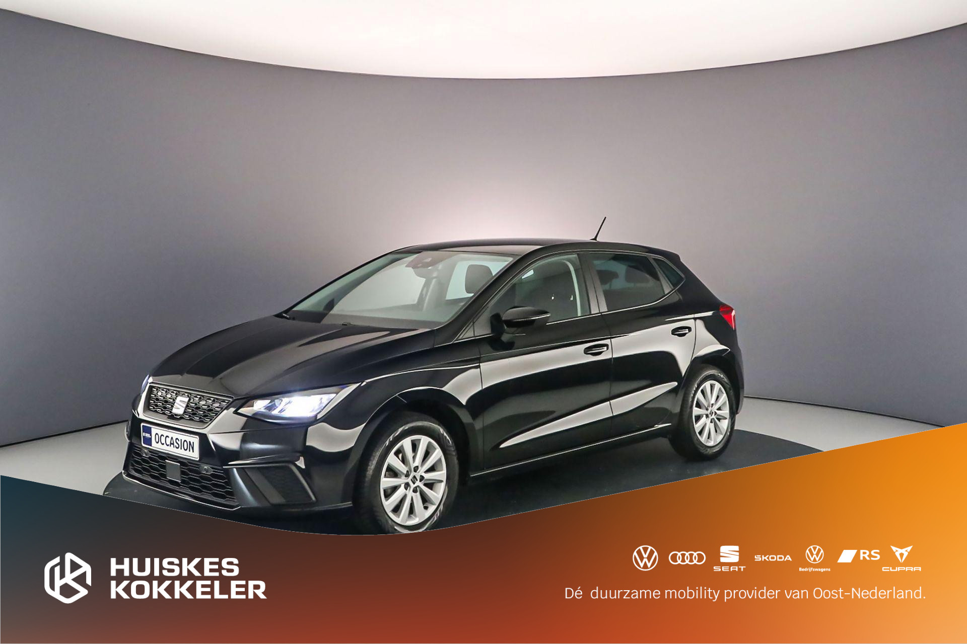 SEAT Ibiza Style Business Intense 1.0 TSI 95pk Navigatie, Cruise control, Airco, Parkeersensoren, DAB, Radio, Bluetooth, LED koplampen, App connect, Stoelverwarming