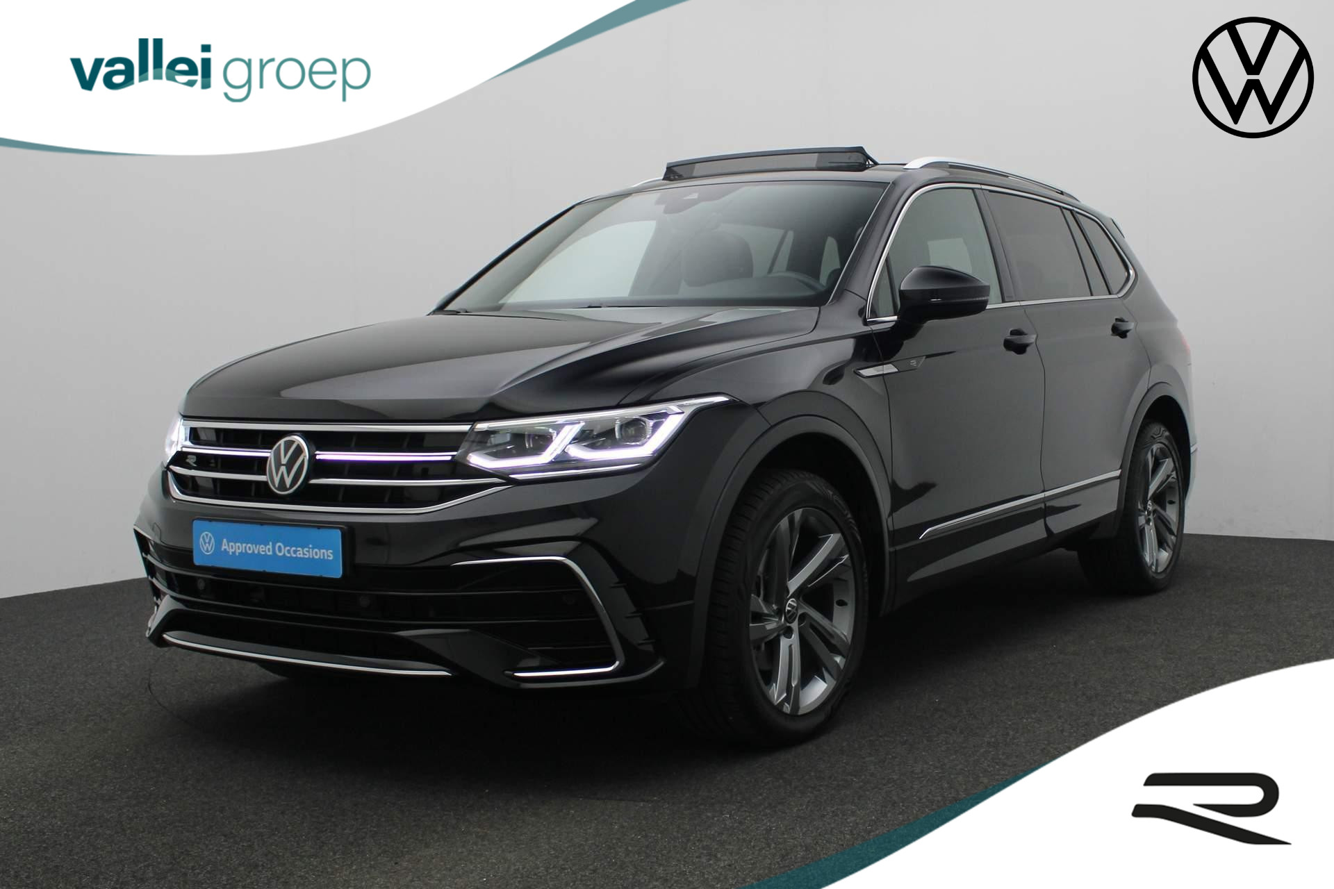 Volkswagen Tiguan Allspace 7 pers. 1.5 TSI 150PK DSG R-Line | Pano | Trekhaak | Stoelverwarming | Parkeersensoren voor/achter | ACC | Keyless