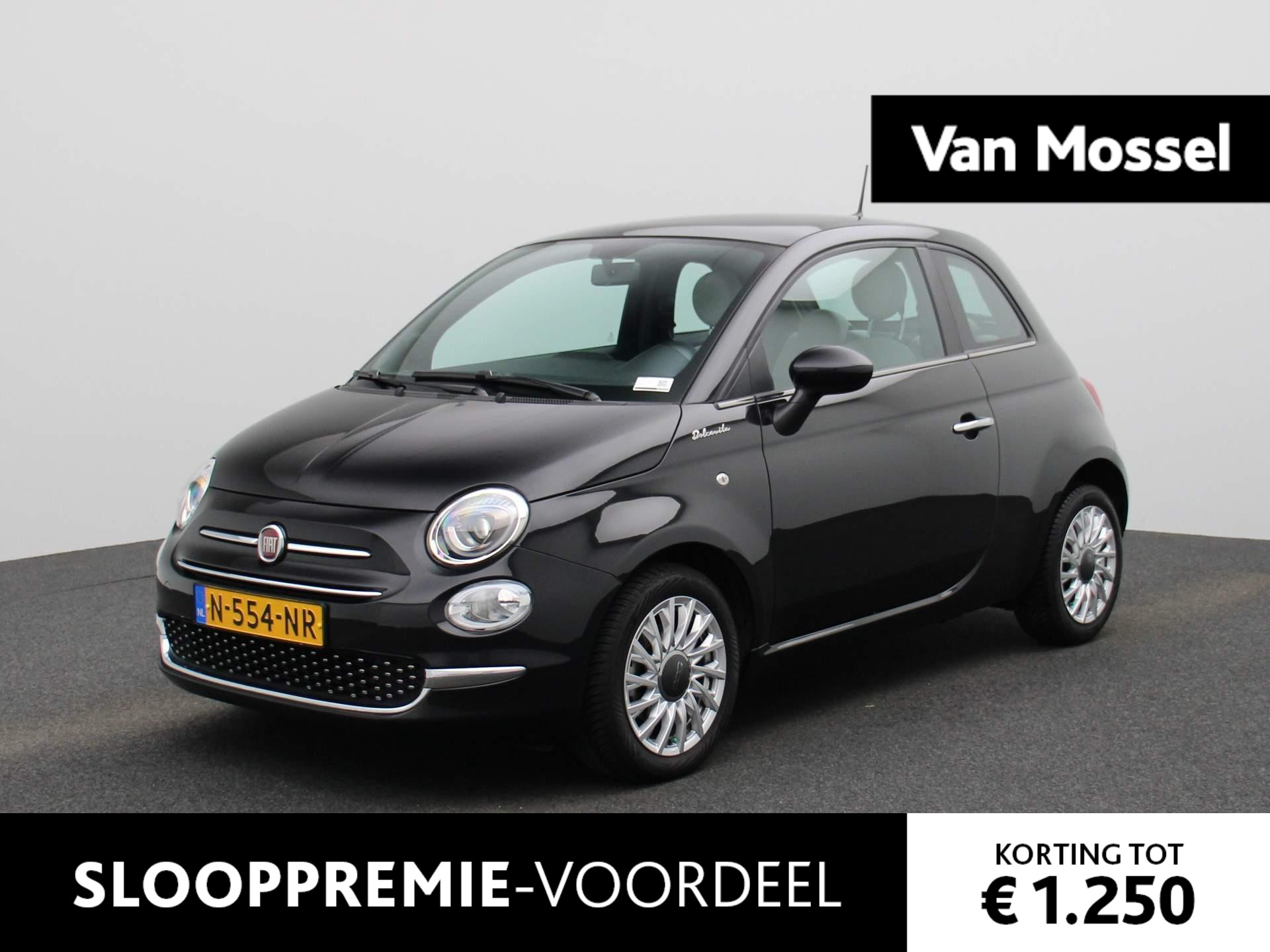 Fiat 500 1.0 Hybrid Dolcevita | PANORAMADAK | APPLE CARPLAY - ANDROID AUTO | CRUISE CONTROL | PARKEERSENSOREN | AIRCO | LICHTMETALEN VELGEN |