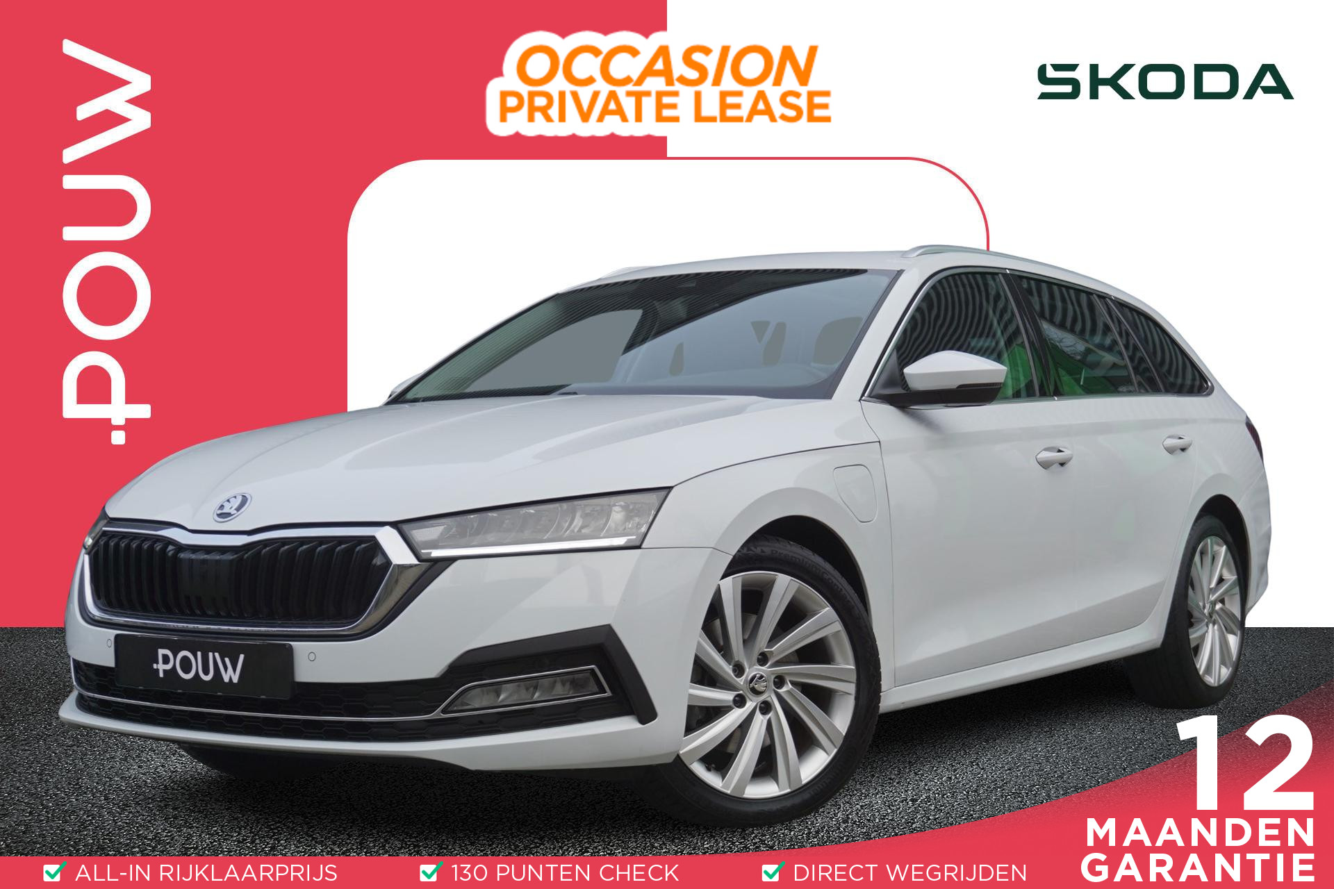 Škoda Octavia Combi 1.4 TSI 204pk iV PHEV Business Edition | Panoramadak | 17" Velgen | Elektrische Stoelen