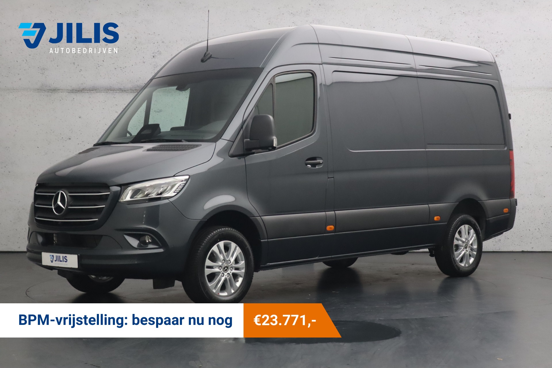 Mercedes-Benz Sprinter 319 CDI L2H2 RWD | Leder | LED | Navigatie | Camera | Apple carplay | Stoelverwarming