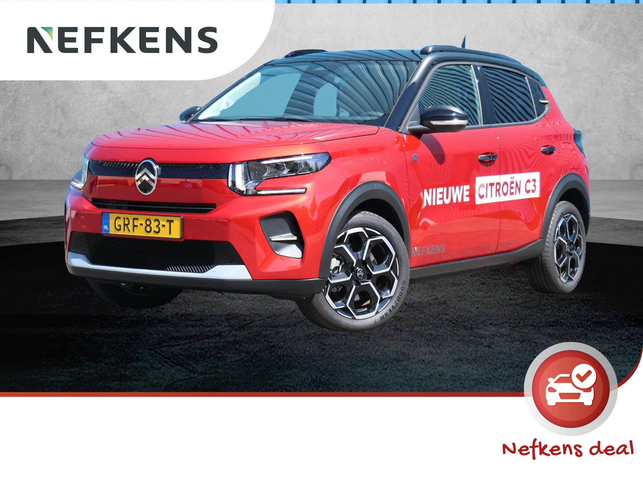 Citroën ë-C3 Max 113PK 44 kWh | Navigatie | Achteruitrijcamera | Climate control | Cruise control | Apple Carplay/Android Auto | DAB+ radio | Donker getint glas | 17" lichtmetalen velgen |