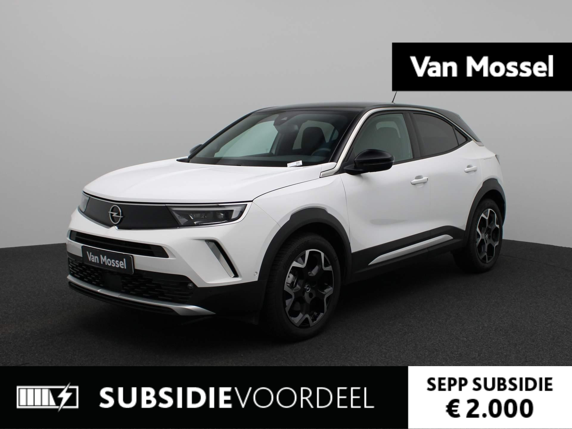 Opel Mokka-e Ultimate 50-kWh | Half-Leder | Navigatie | Clima | Camera | Parkeersensoren | Lichtmetalen Velgen | LED |