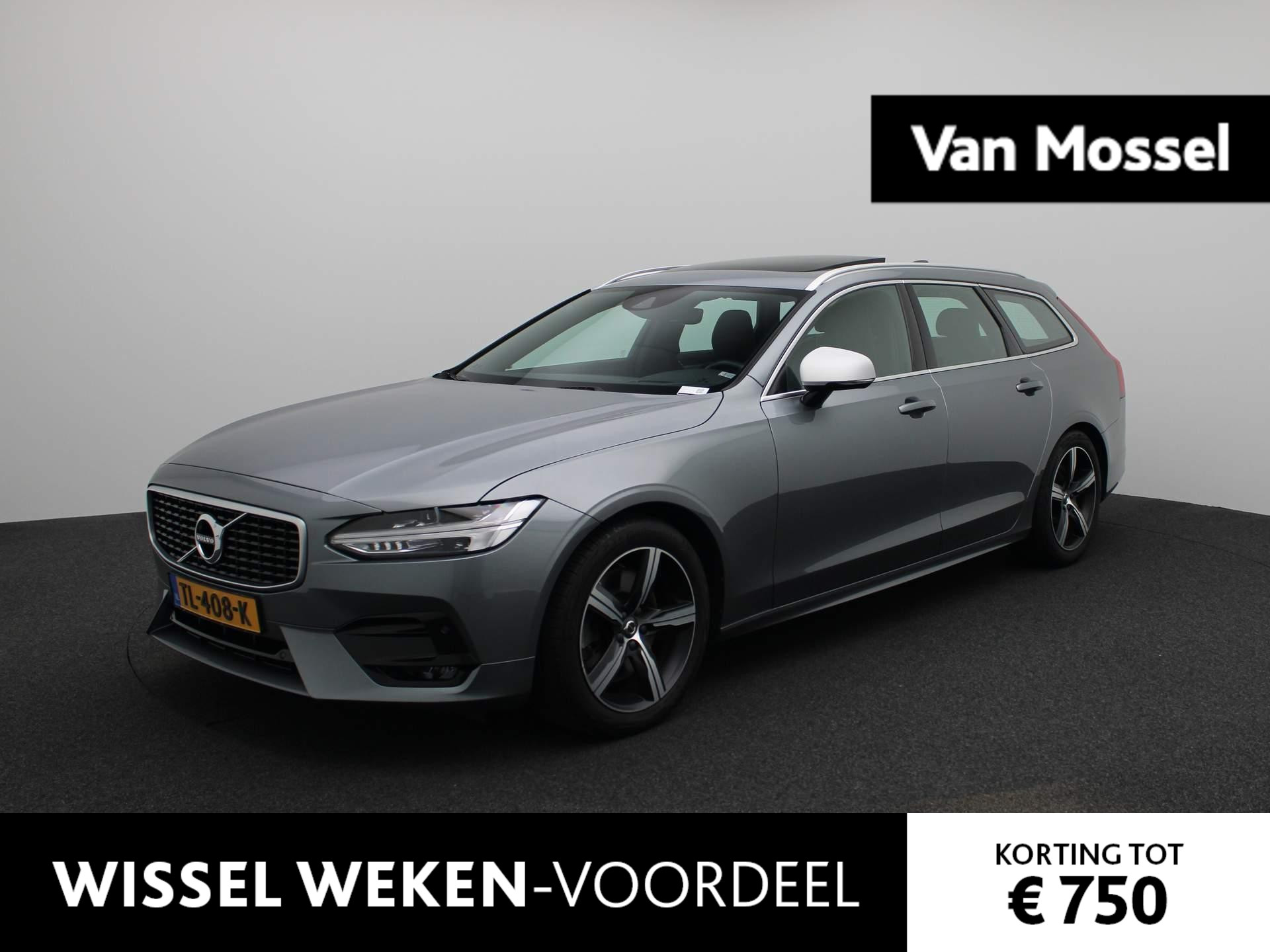 Volvo V90 2.0 T4 Business Sport | Lederen Bekleding | Navigatie | Clima | Camera | Schuifdak | LED | Parkeersensoren |