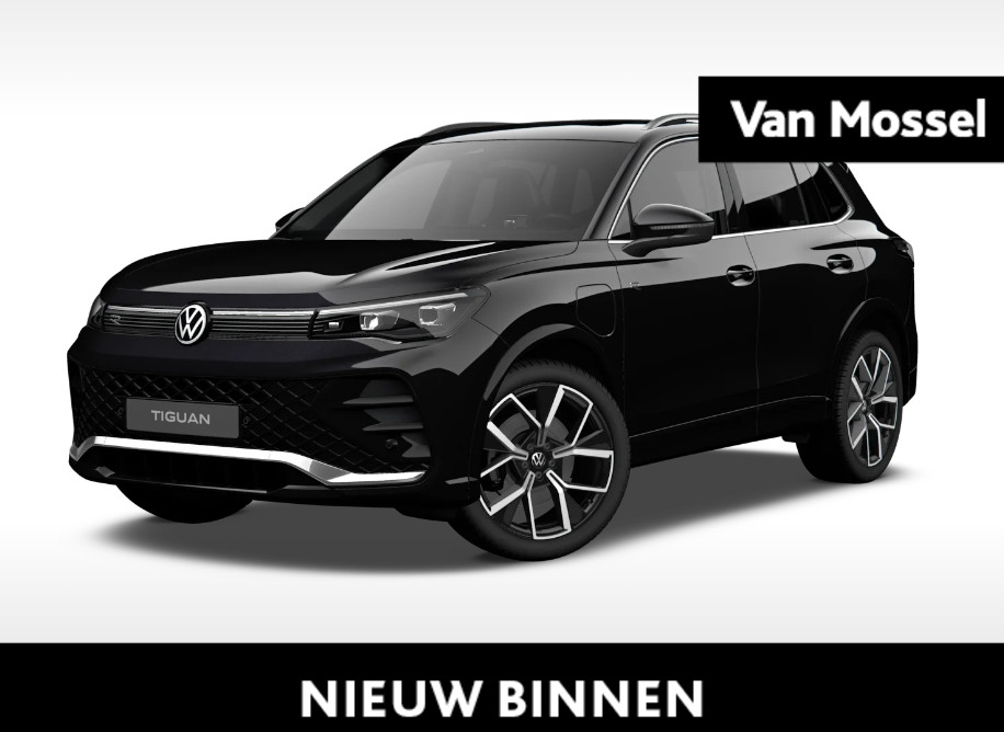 Volkswagen Tiguan 1.5 eHybrid R-Line Edition 204 PK | Wordt verwacht week 11 2025 | Trekhaak | Apple Carplay | Navigatie | Dodehoeksensoren | IQ Lights | 360 Camera | Android Auto | 20" Lichtmetalen velgen |