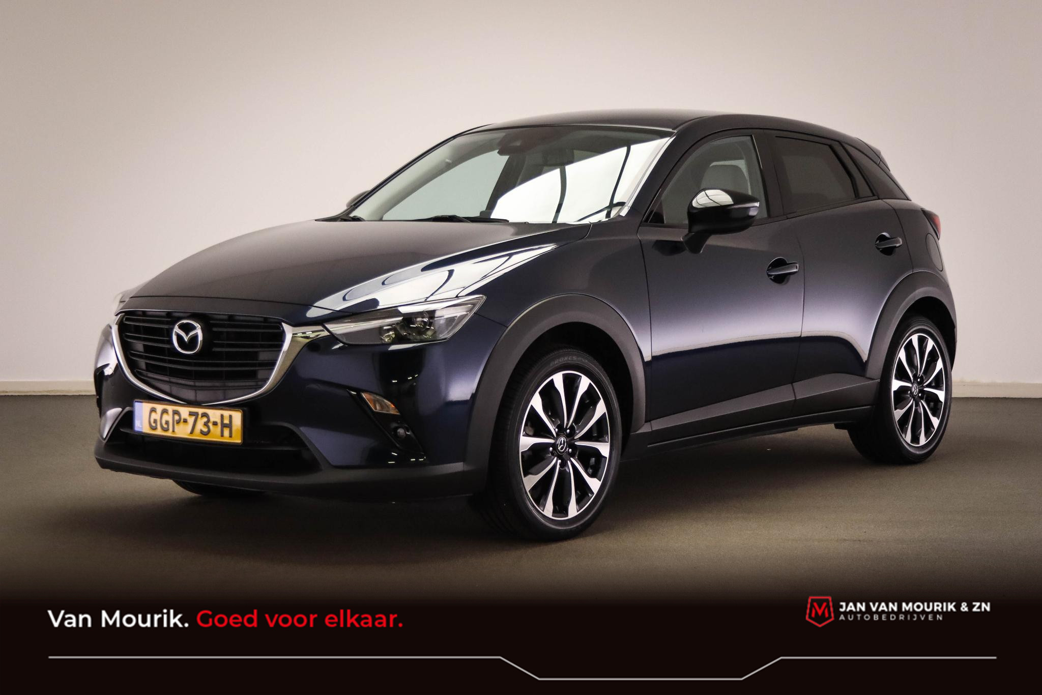 Mazda CX-3 2.0 SkyActiv-G 121 Signature | LED | NAVIGATIE | DAB | APPLE | TREKHAAK | 18" | DEALER ONDERHOUDEN