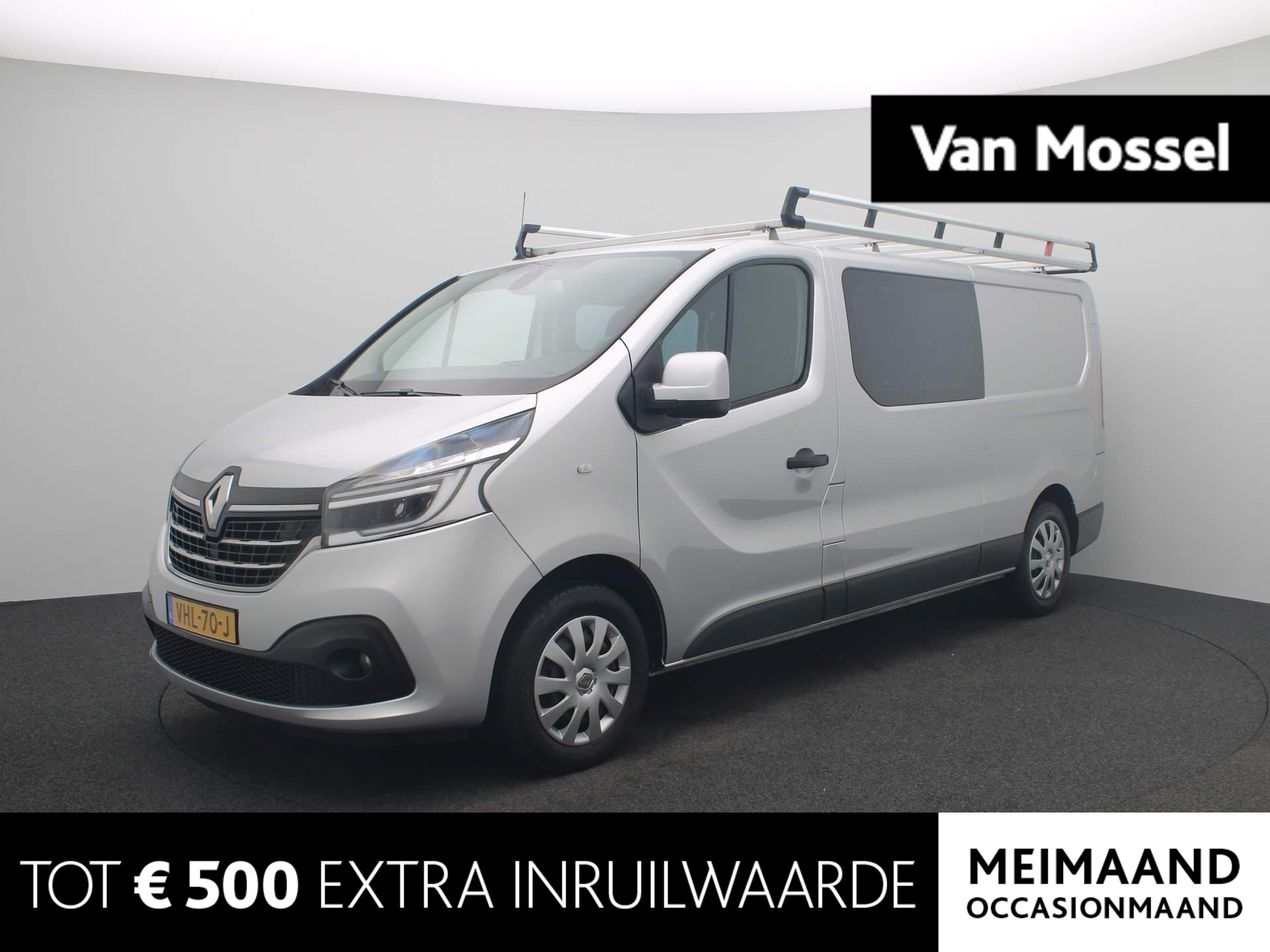 Renault Trafic 2.0 dCi 120 T29 L2H1 DC Work Edition | Dubbel Cabine | Trekhaak | Betimmering | Navigatie | Airconditioning | Parkeersensoren | LED |