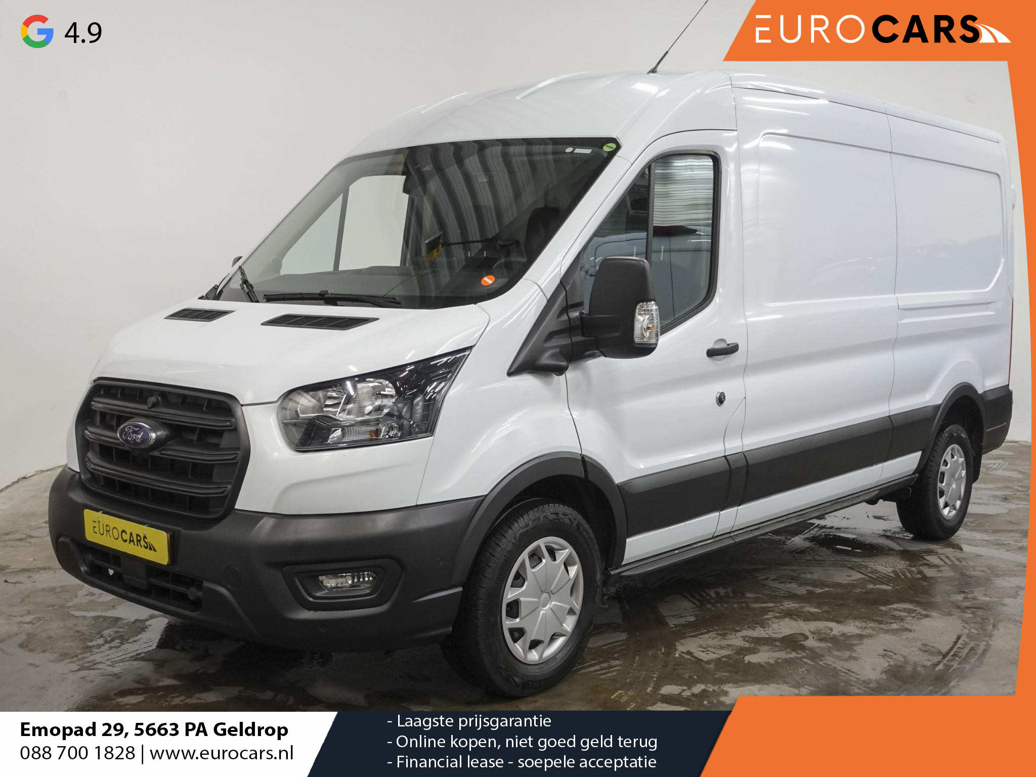 Ford Transit 330 2.0 TDCI L3H2 Trend Automaat Airco Navi Trekhaak Cruise Control