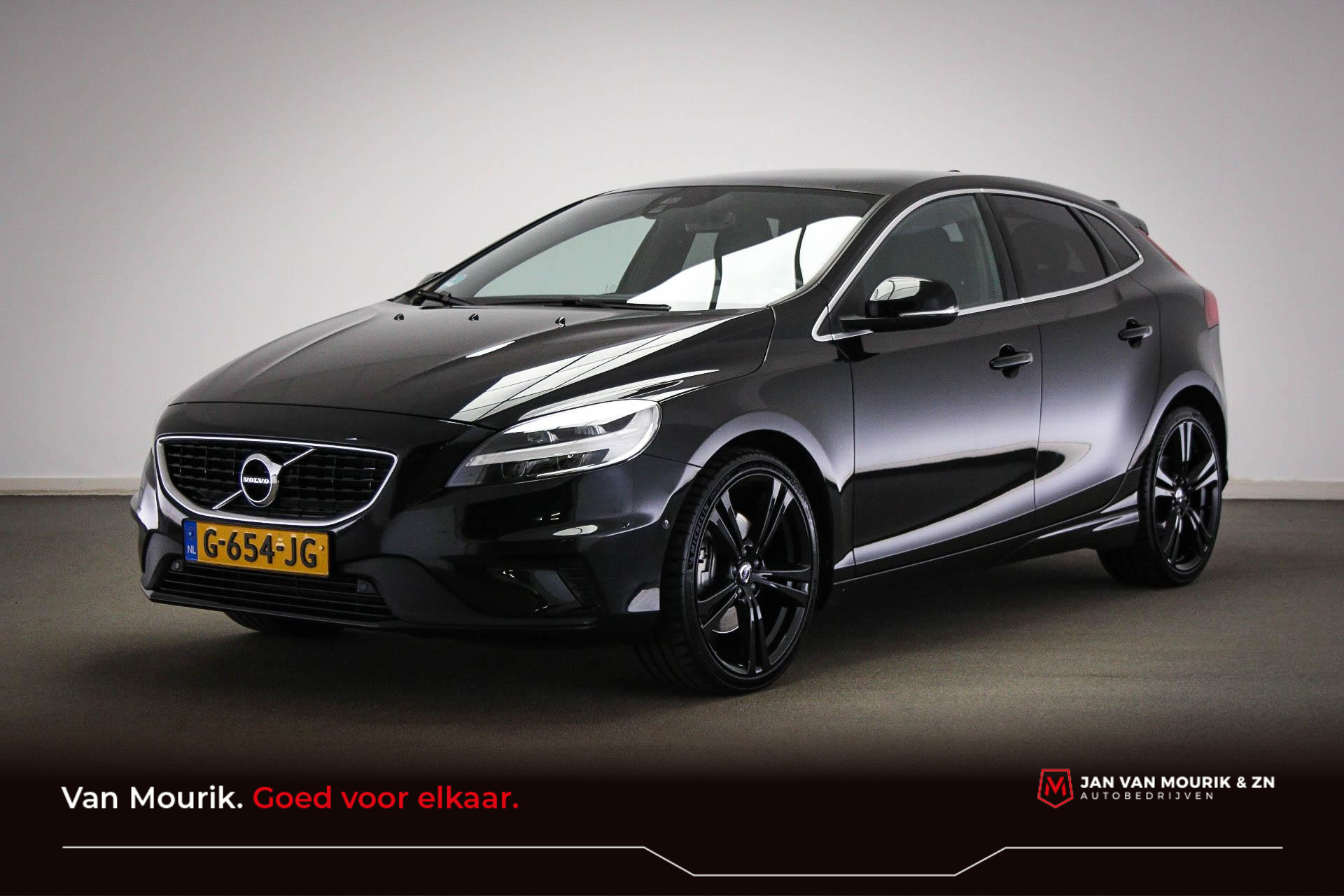 Volvo V40 1.5 T3 Polar+ Sport | PANORAMADAK | FULL LED | CLIMA | HALF LEDER | CRUISE | NAVI | DAB | PARKEERHULP | CAMERA | 19" | DEALER ONDERHOUDEN