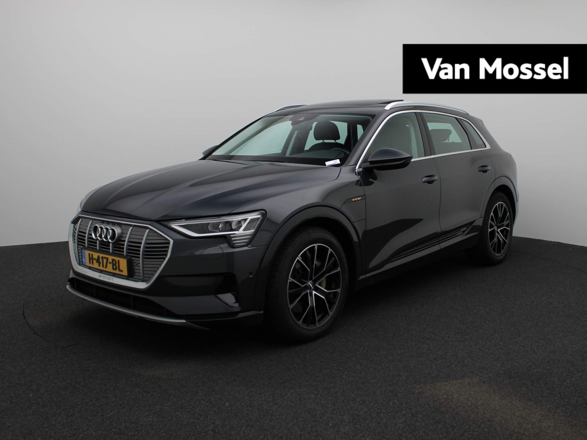 Audi e-tron e-tron 50 quattro Launch edition plus 71 kWh Aut | Panoramadak | Elek. stoelen + memory | Leder | Navigatie | ECC | PDC | Schuifdak | LED | LMV | Stoelverwarming | Apple carplay | DAB