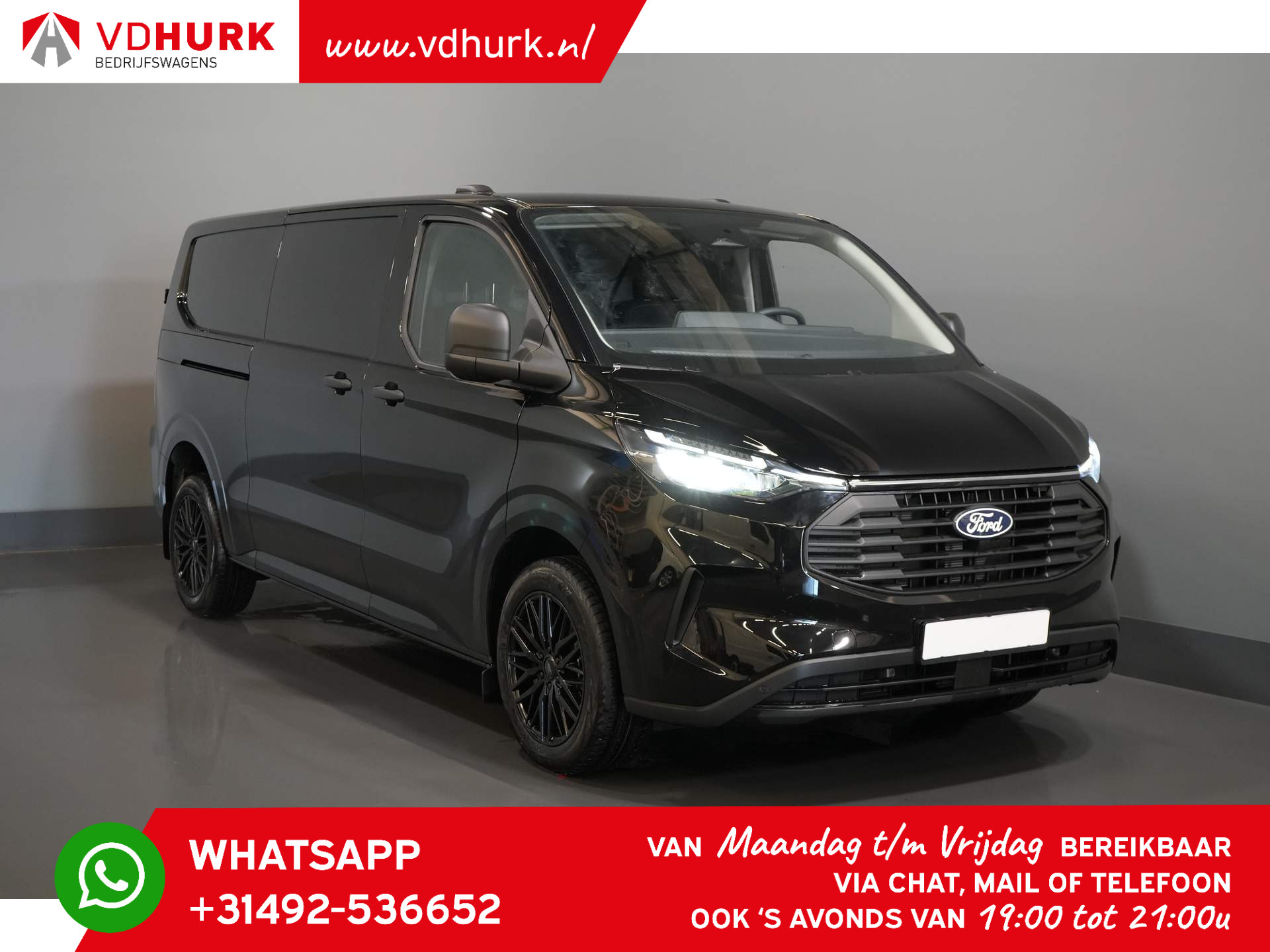 Ford Transit Custom 2.0 TDCI 170 pk Aut. L2 18" LMV/ 5Jaar/ 200.000 GARANTIE!/ CarPlay/ Camera/ LED/ Climate/ Keyless/ PDC/ Cruise