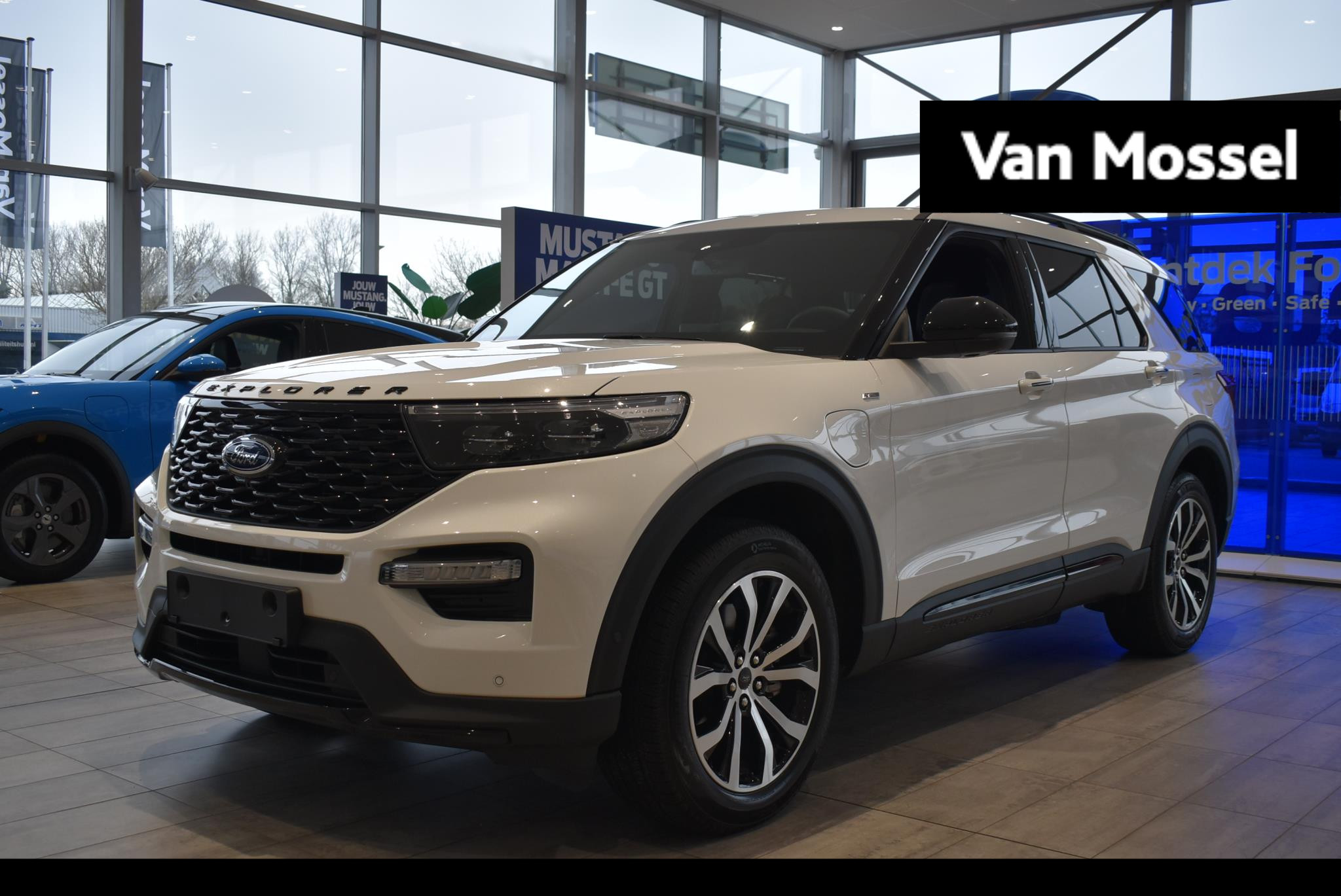 Ford Explorer 3.0 V6 EcoBoost PHEV ST-Line | €10.000.- Korting! | Van Mossel Voorraad | Oxford White | Incl. Ford Protect Verlengde Garantie 2 + 3 jaar/100.000 km |