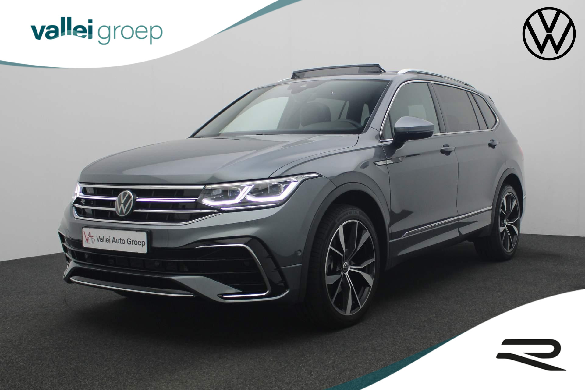 Volkswagen Tiguan Allspace 7 pers. 1.5 TSI 150PK DSG R-Line Business | Pano | Trekhaak | 20 inch | Keyless | Navi | IQ Light | Camera | ACC