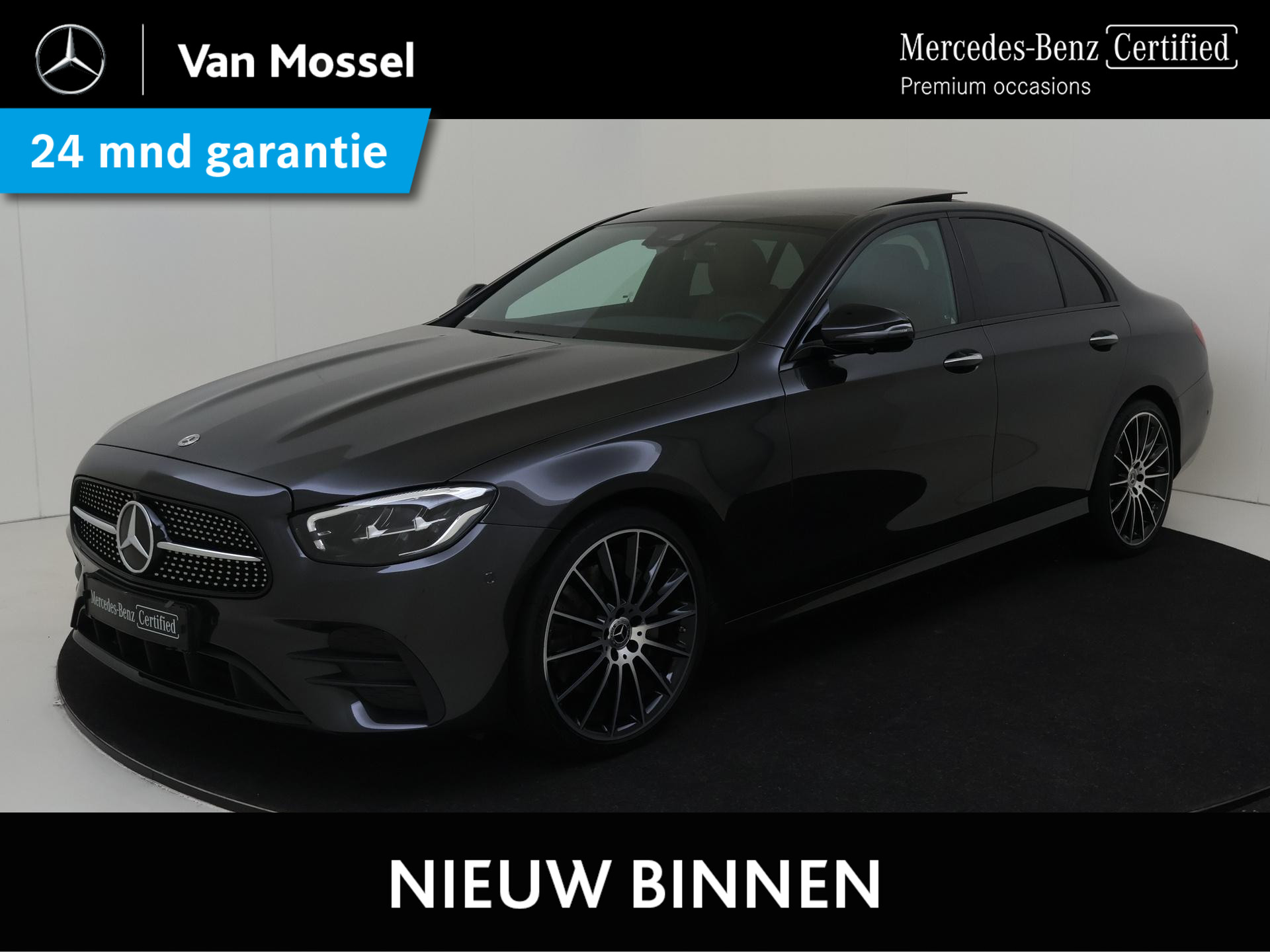 Mercedes-Benz E-Klasse 200 Business Solution AMG Premium Plus /Burmester /20 Inch /Night pakket /Memory stoelen