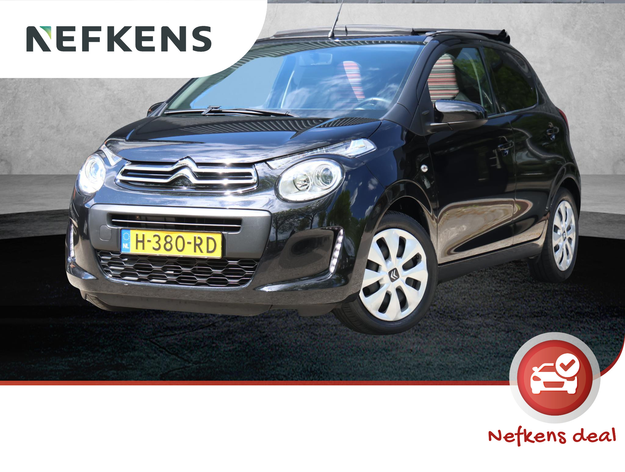 Citroën C1 1.0 VTi Airscape Feel | Vouwdak | Airco | Isofix | MP3 | AUX| Privacy Glass | NL Auto! | GOED Onderhouden! |