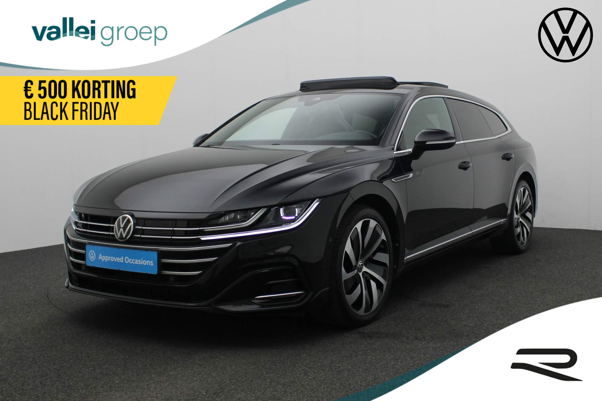 Volkswagen Arteon Shooting Brake 1.4 TSI 218PK DSG eHybrid R-Line Business | Pano | Trekhaak | Leer | Adaptief onderstel | HUD | 19 inch | Camera | Keyless | ACC