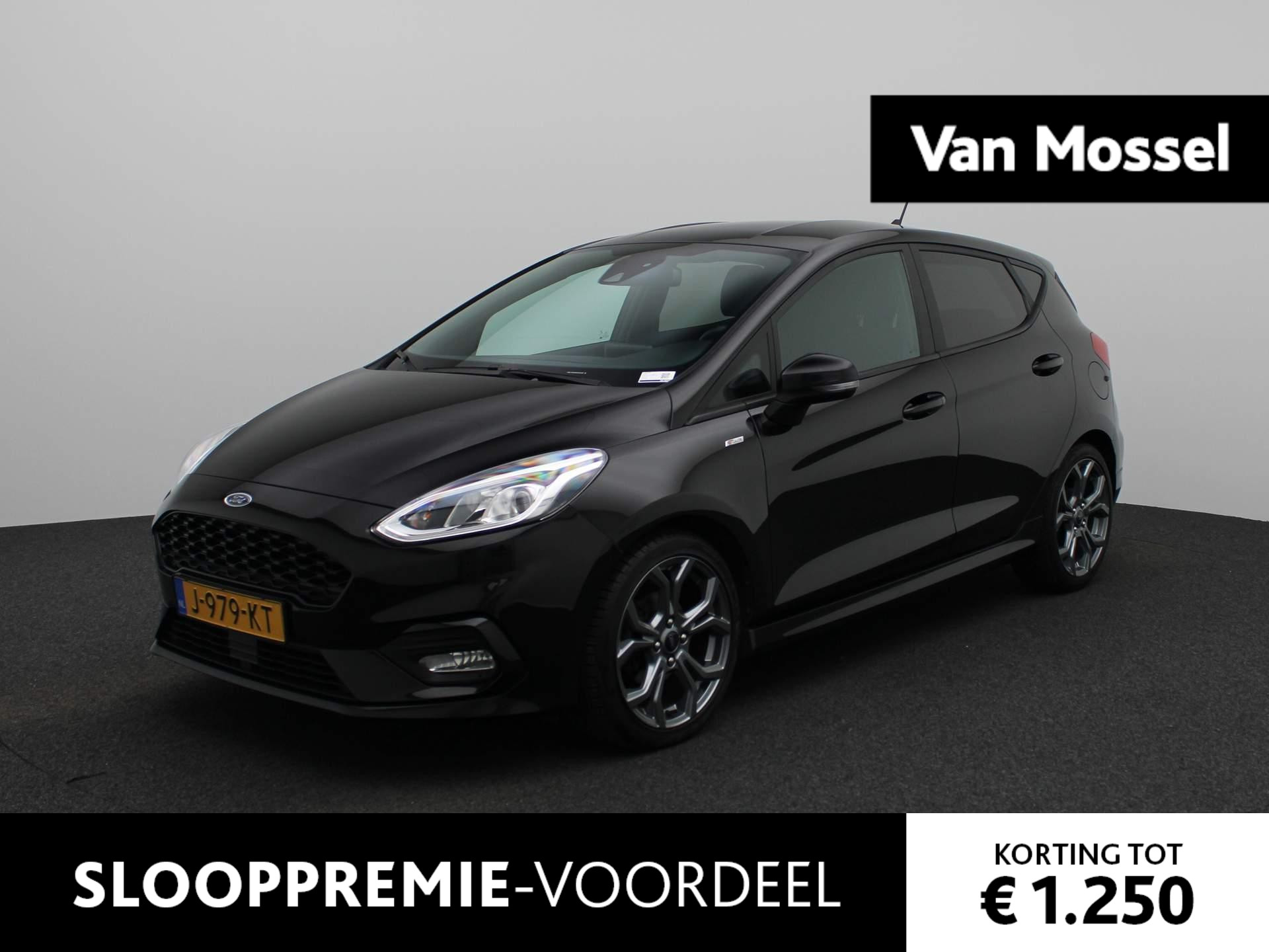 Ford Fiesta 1.0 EcoBoost ST-Line | Navigatie | DAB | Stoel/Stuur verwarming | Climate control | Parkeer sensoren | LMV | LED | Apple carplay