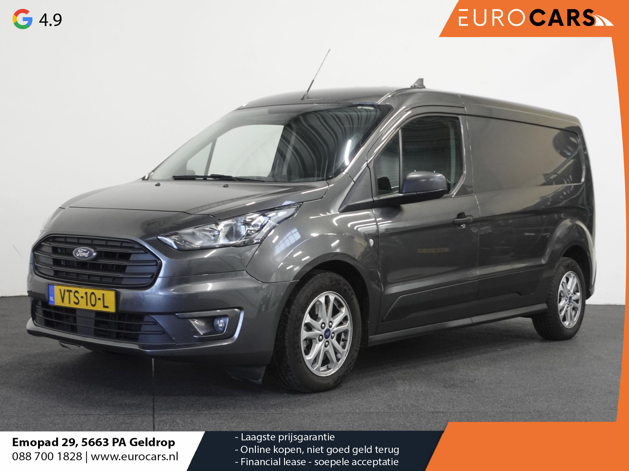 Ford Transit Connect 100pk L2 Trend Navigatie Airco Parkeersensoren Cruise Camera