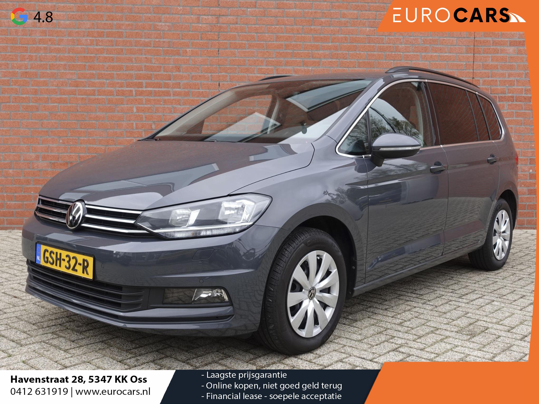 Volkswagen Touran 1.5 TSI DSG Comfortline 7p | Navigatie | Apple Carplay/Android Auto | Parkeersensoren | Adaptive Cruise Control | Stoelverwarming | Climate Control